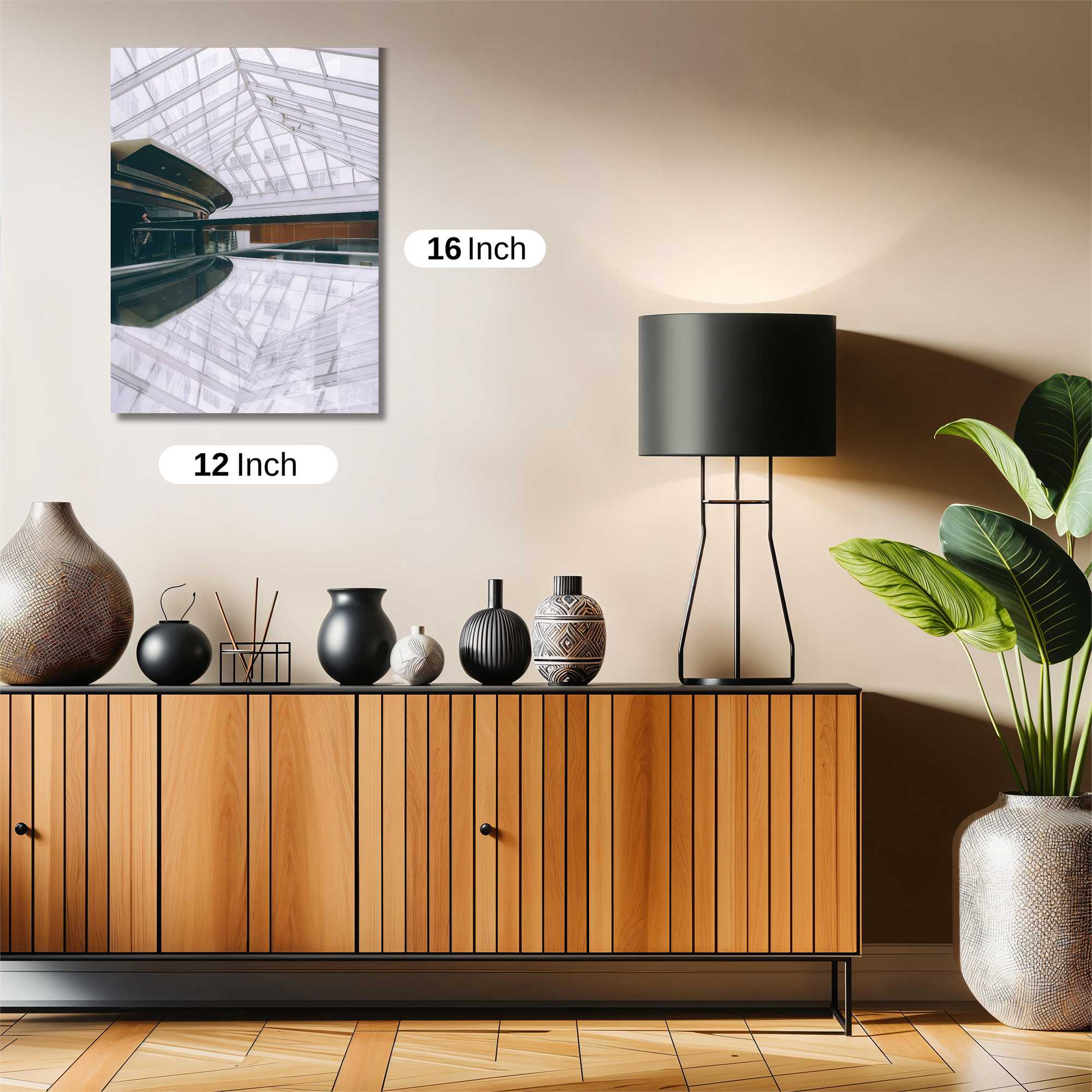 Glass Serenity Safe Wall Magnetic / M
