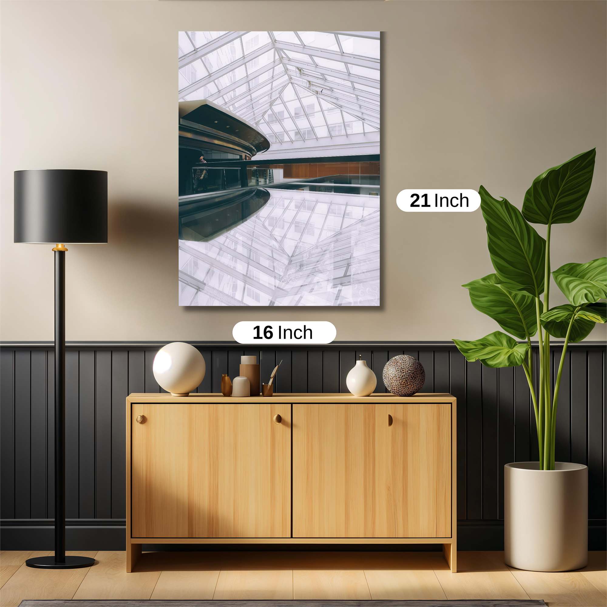 Glass Serenity Safe Wall Magnetic / M
