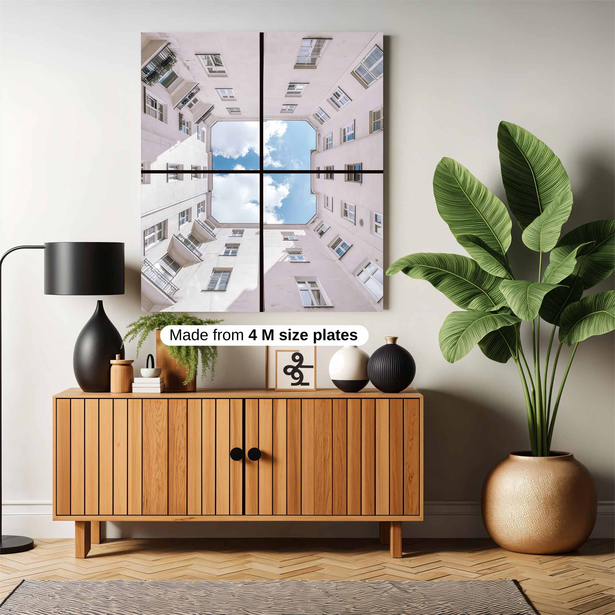 Courtyard Serenity Safe Wall Magnetic / M