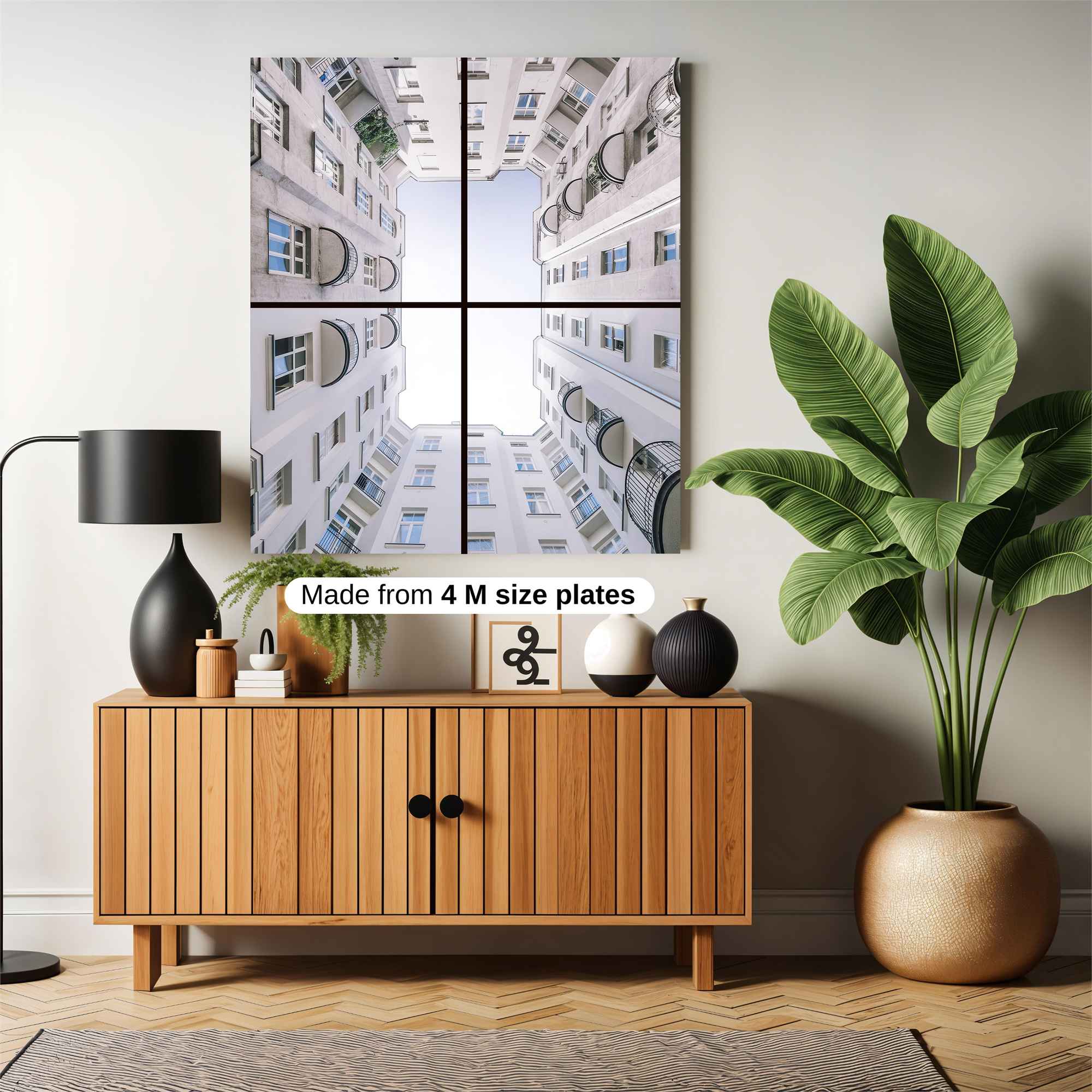 Courtyard Serenity Safe Wall Magnetic / M