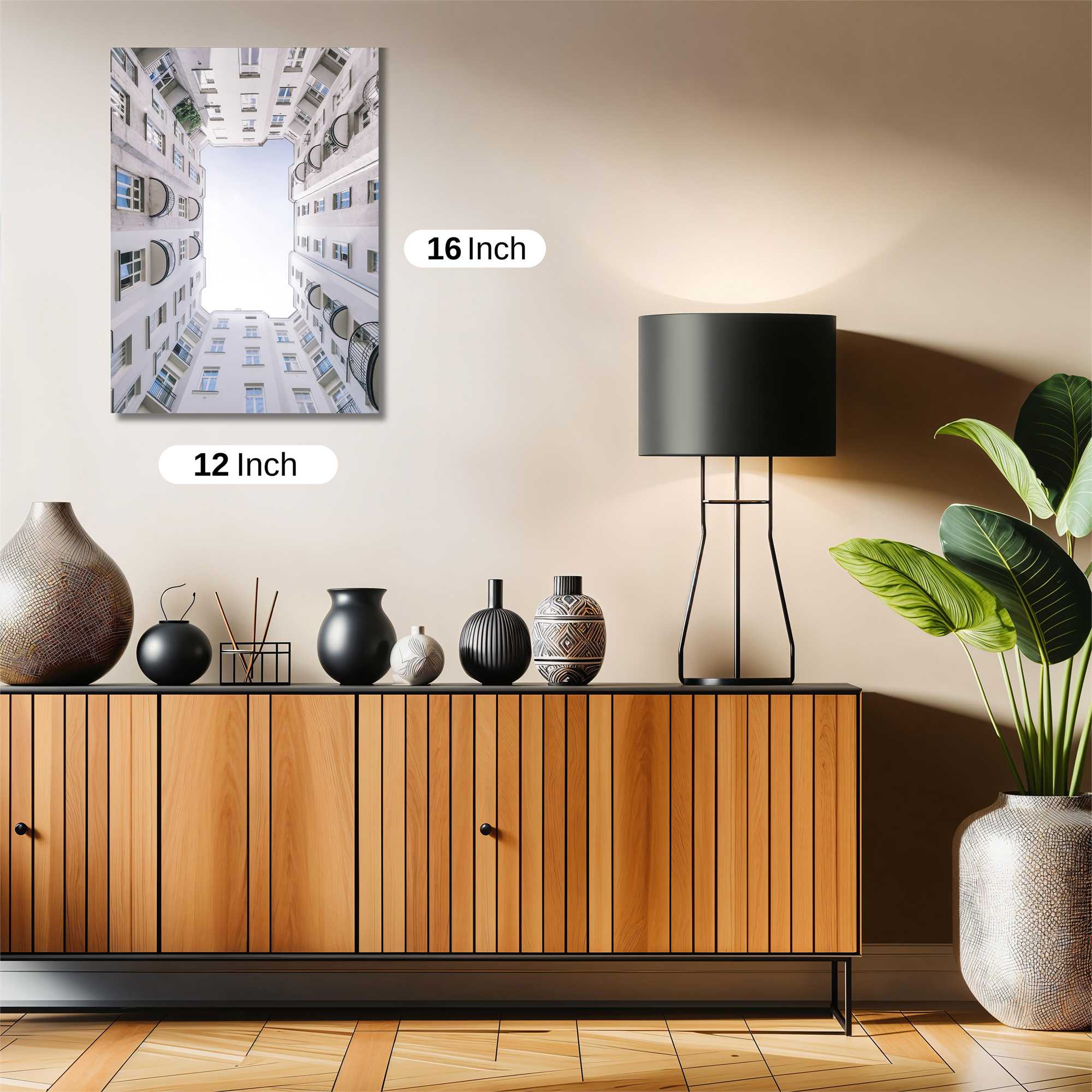 Courtyard Serenity Safe Wall Magnetic / M