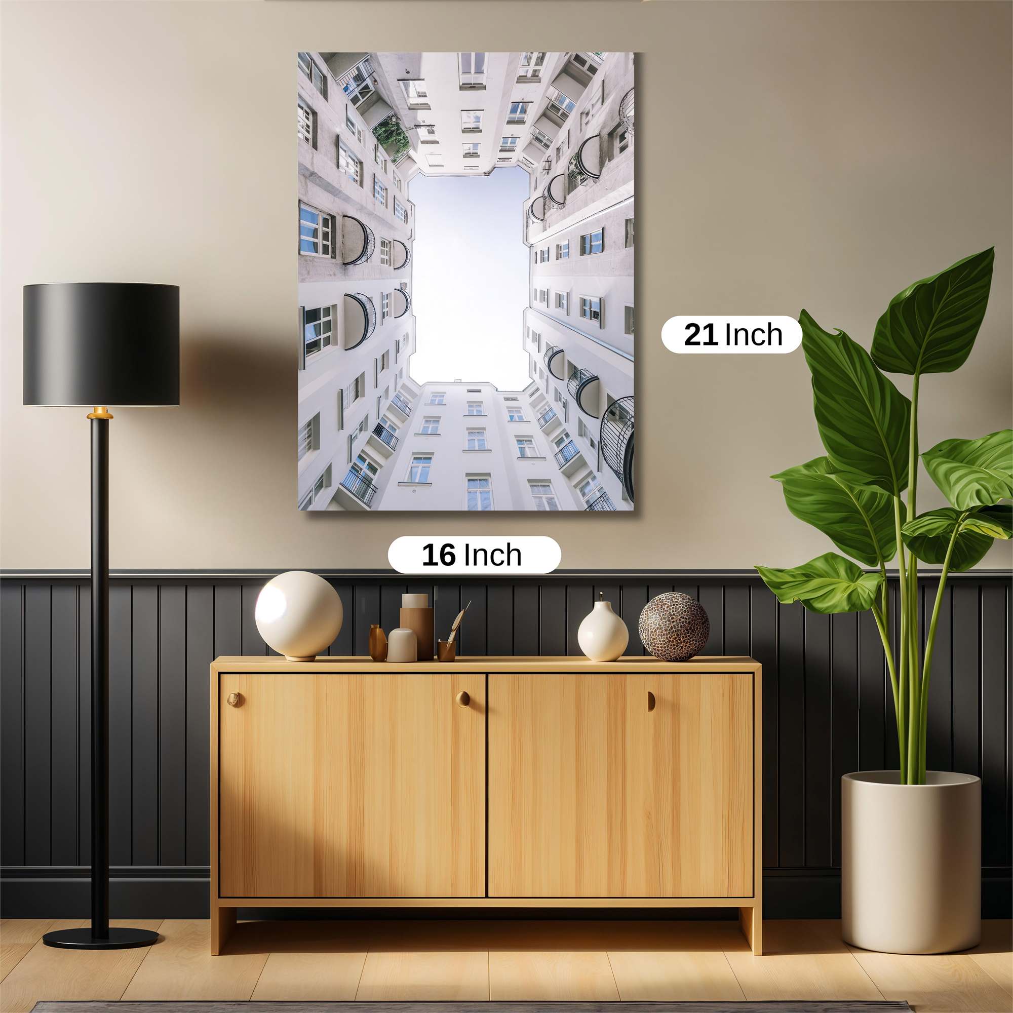 Courtyard Serenity Safe Wall Magnetic / M