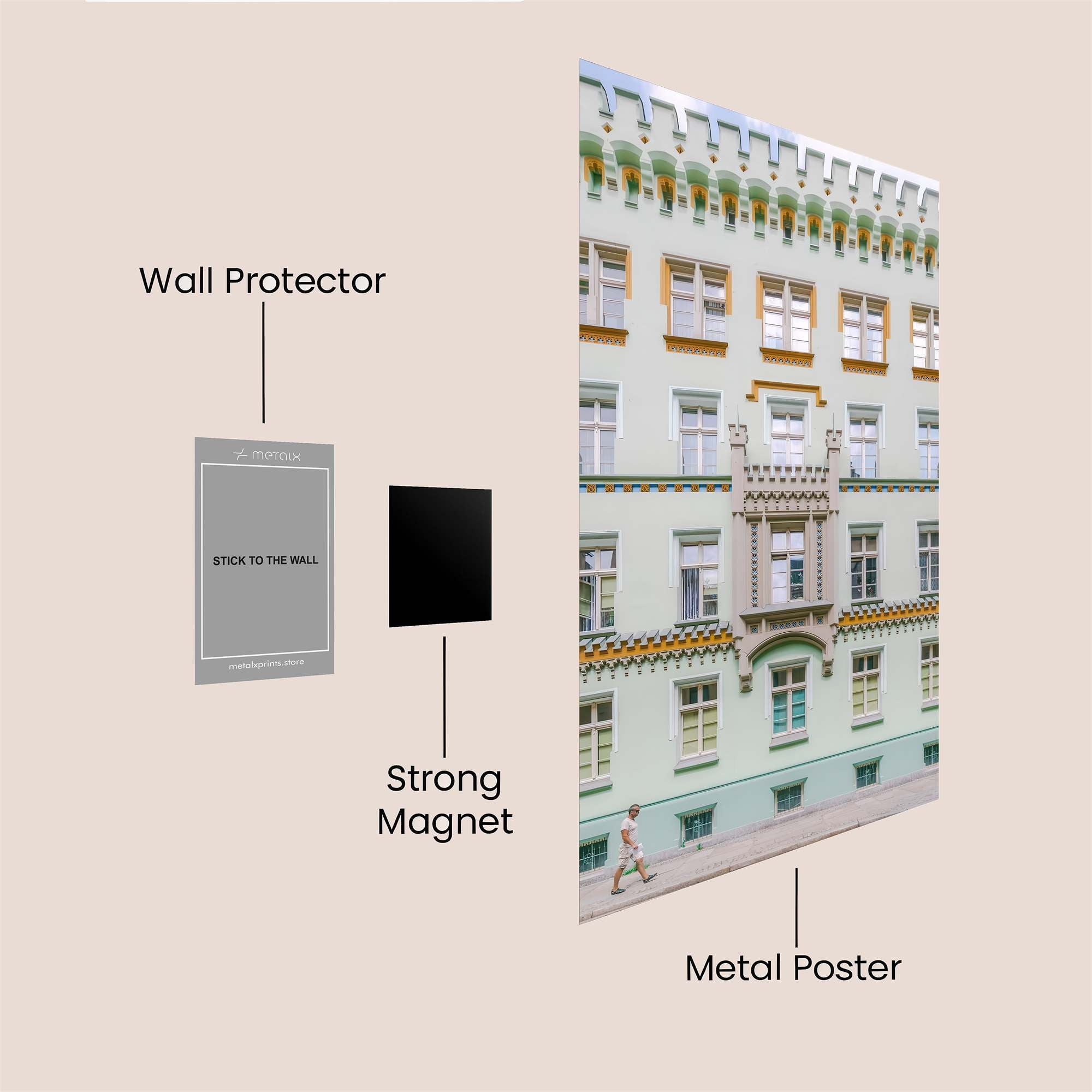 Palace Serene Safe Wall Magnetic / M