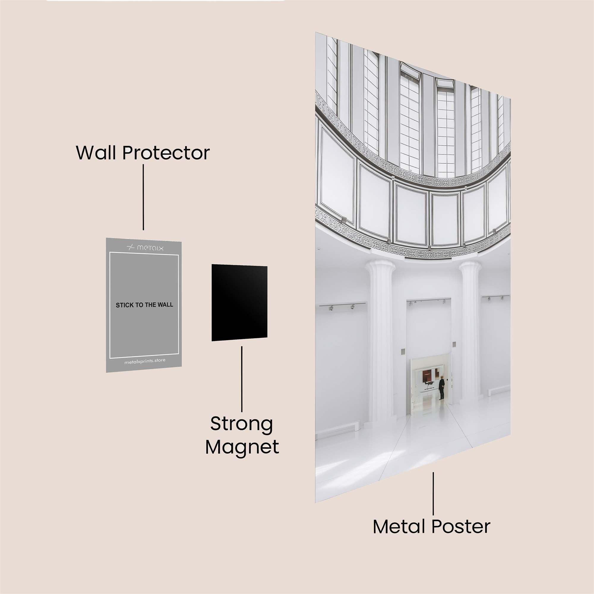 Pantheon Serenity Safe Wall Magnetic / M