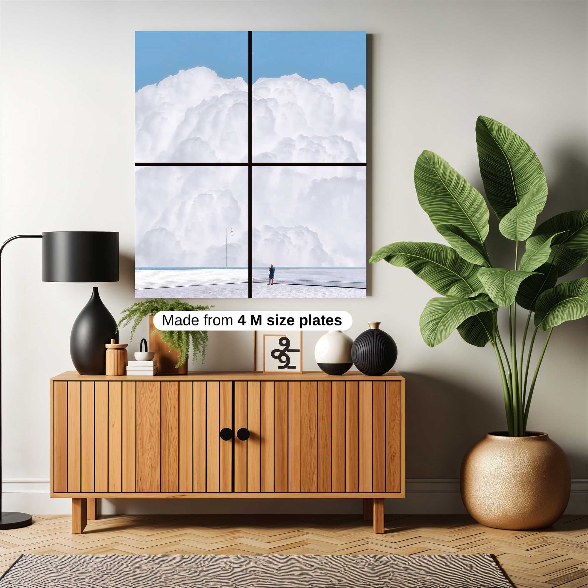 Clouds Whisper Safe Wall Magnetic / M