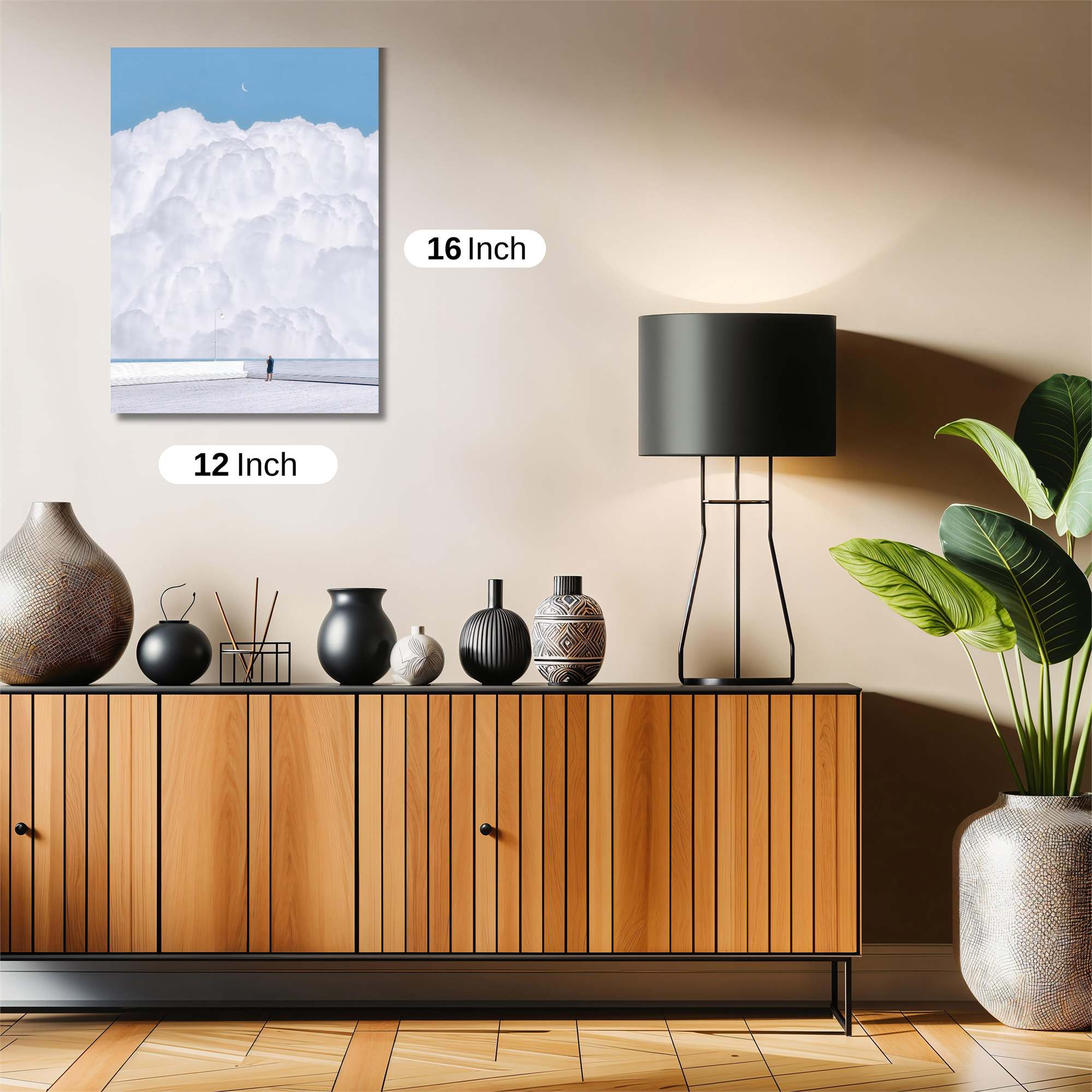 Clouds Whisper Safe Wall Magnetic / M