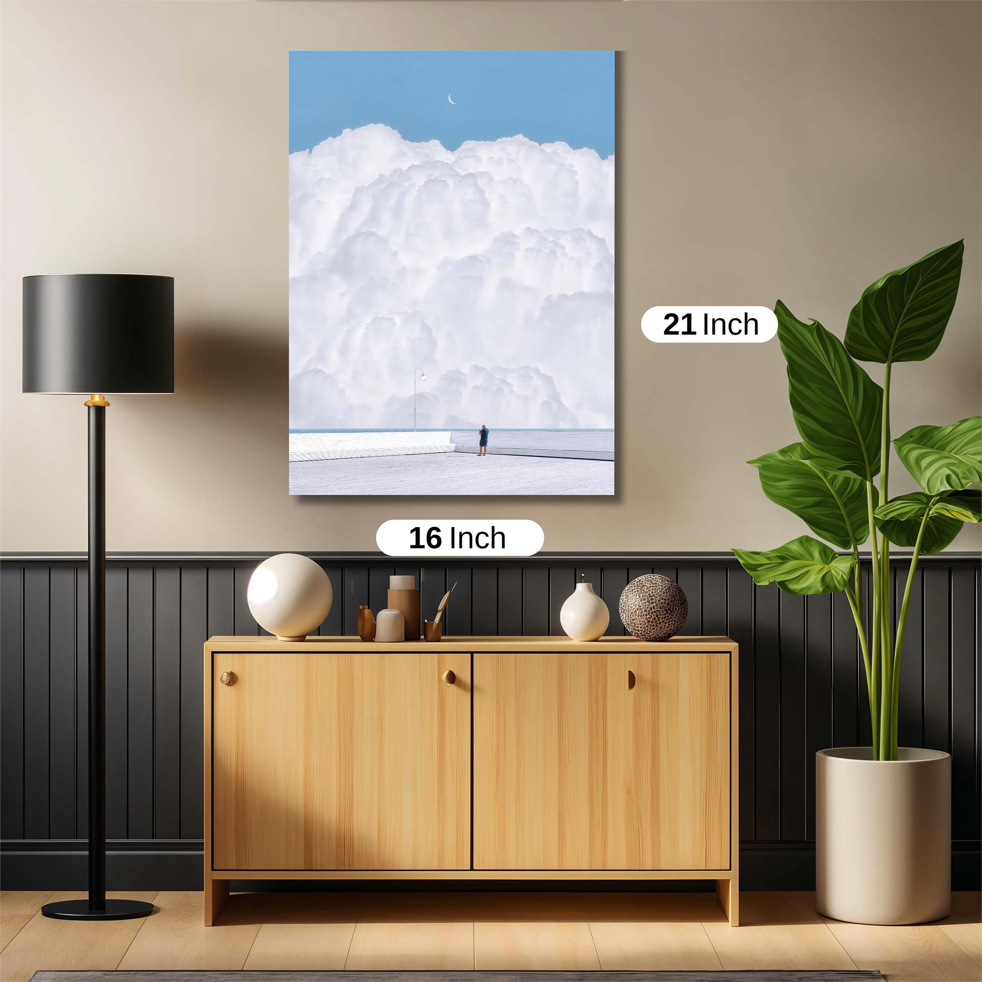 Clouds Whisper Safe Wall Magnetic / M