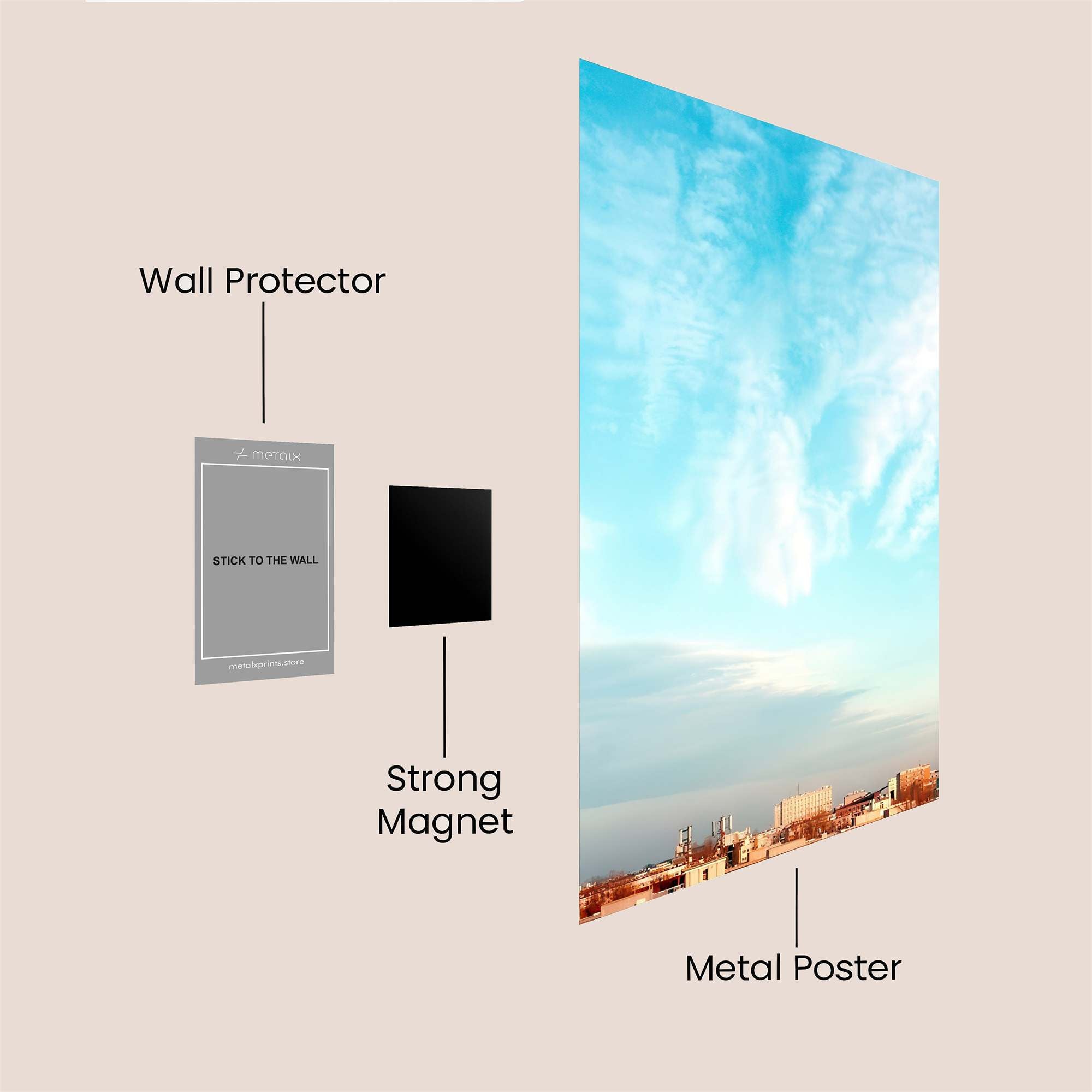 Sky Whispers Safe Wall Magnetic / M