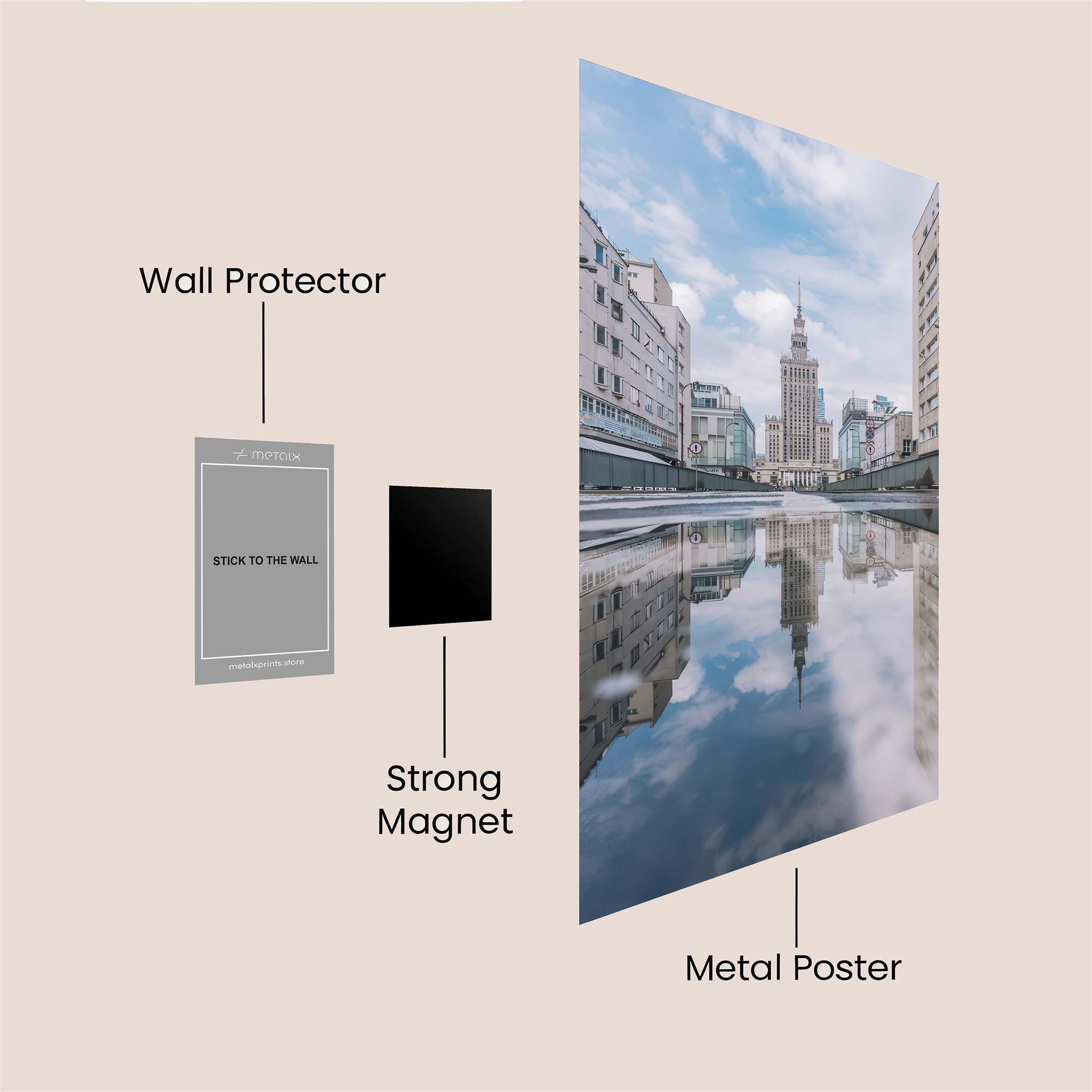 Palace Serenity Safe Wall Magnetic / M