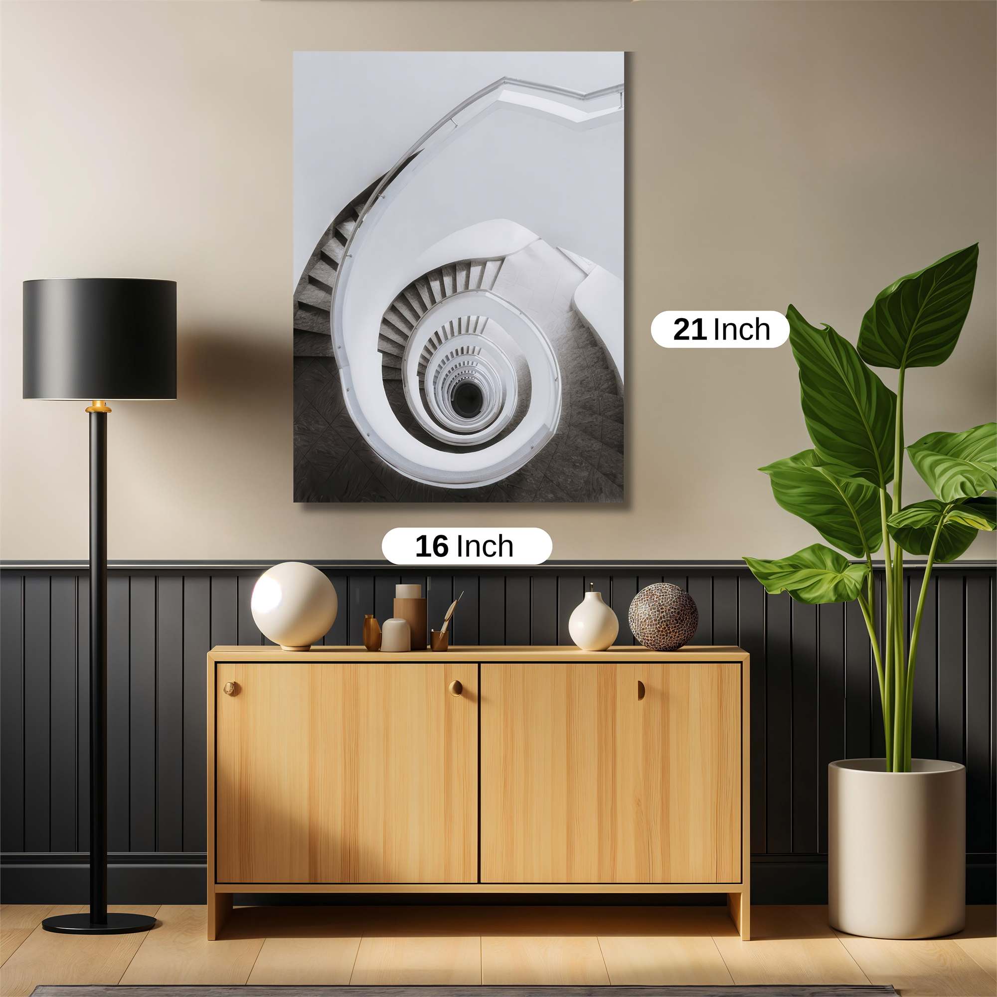 Spiral Serenity Safe Wall Magnetic / M