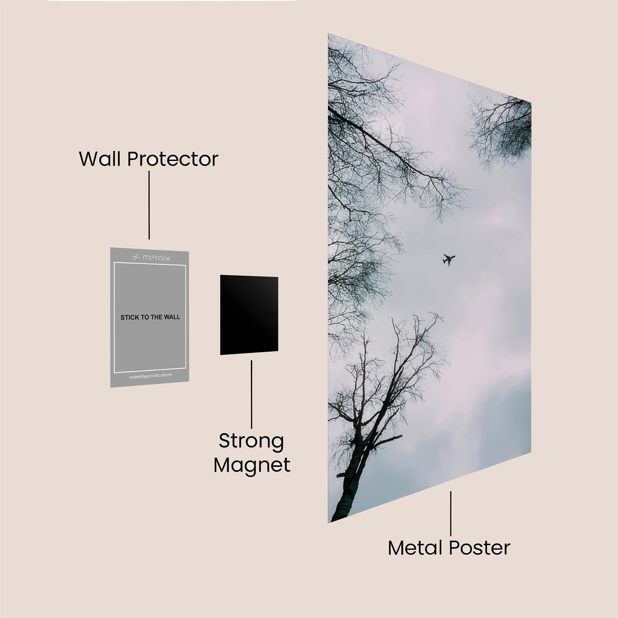 Flight Serene Safe Wall Magnetic / M