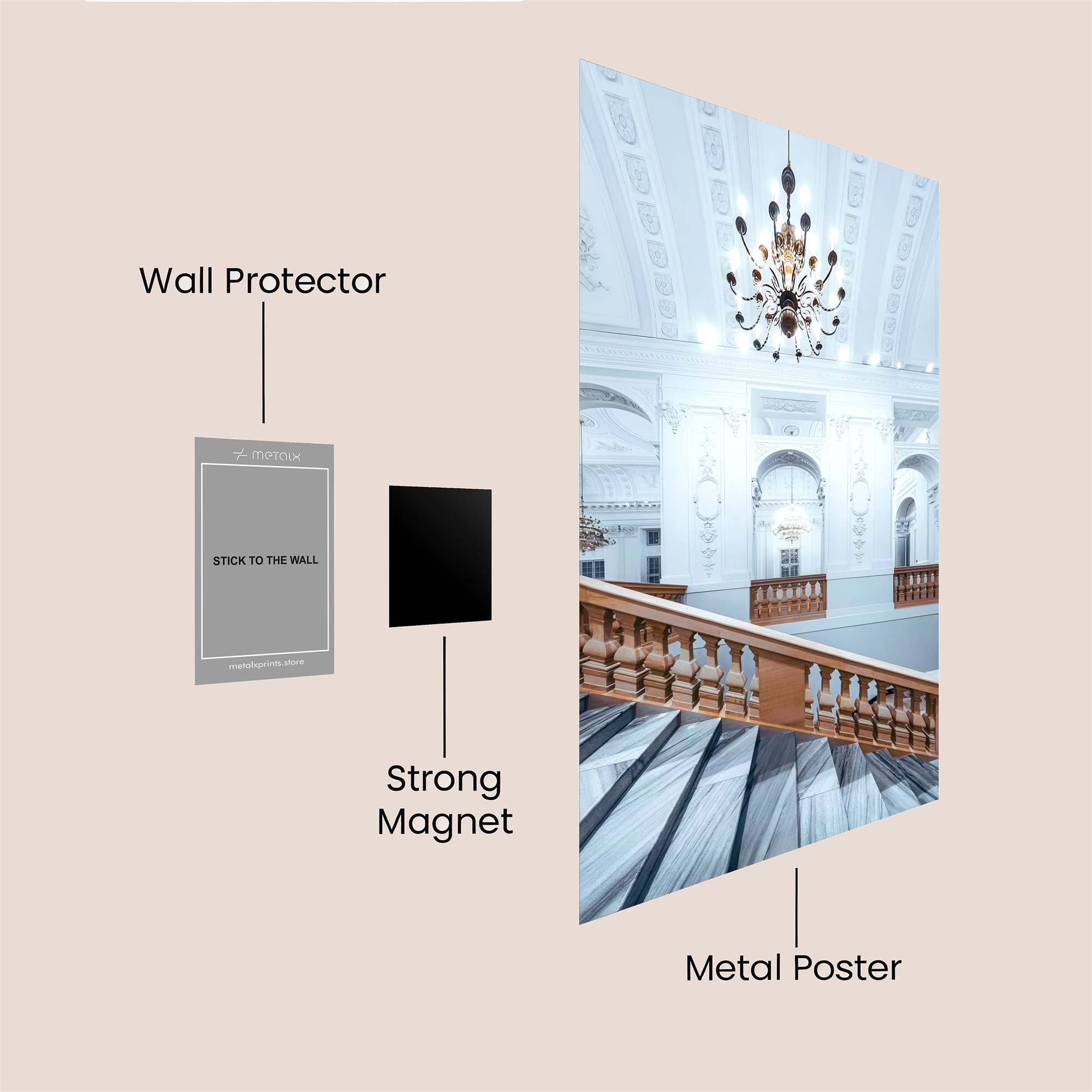 Palace Elegance Safe Wall Magnetic / M