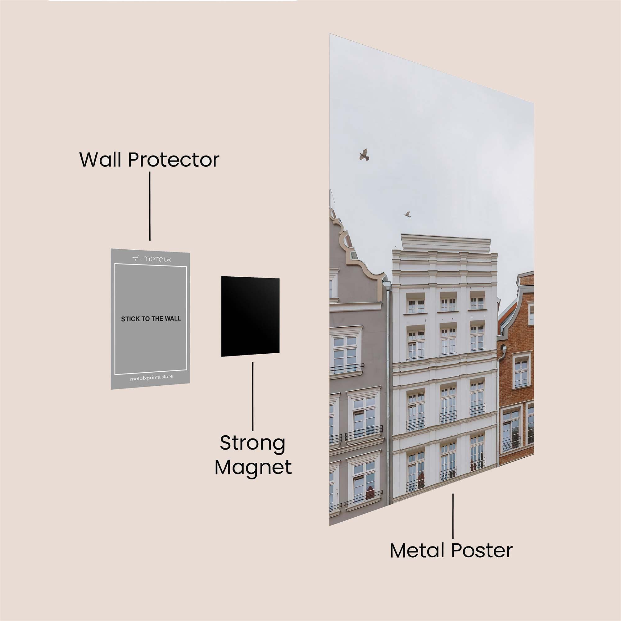 Gothic Serenity Safe Wall Magnetic / M