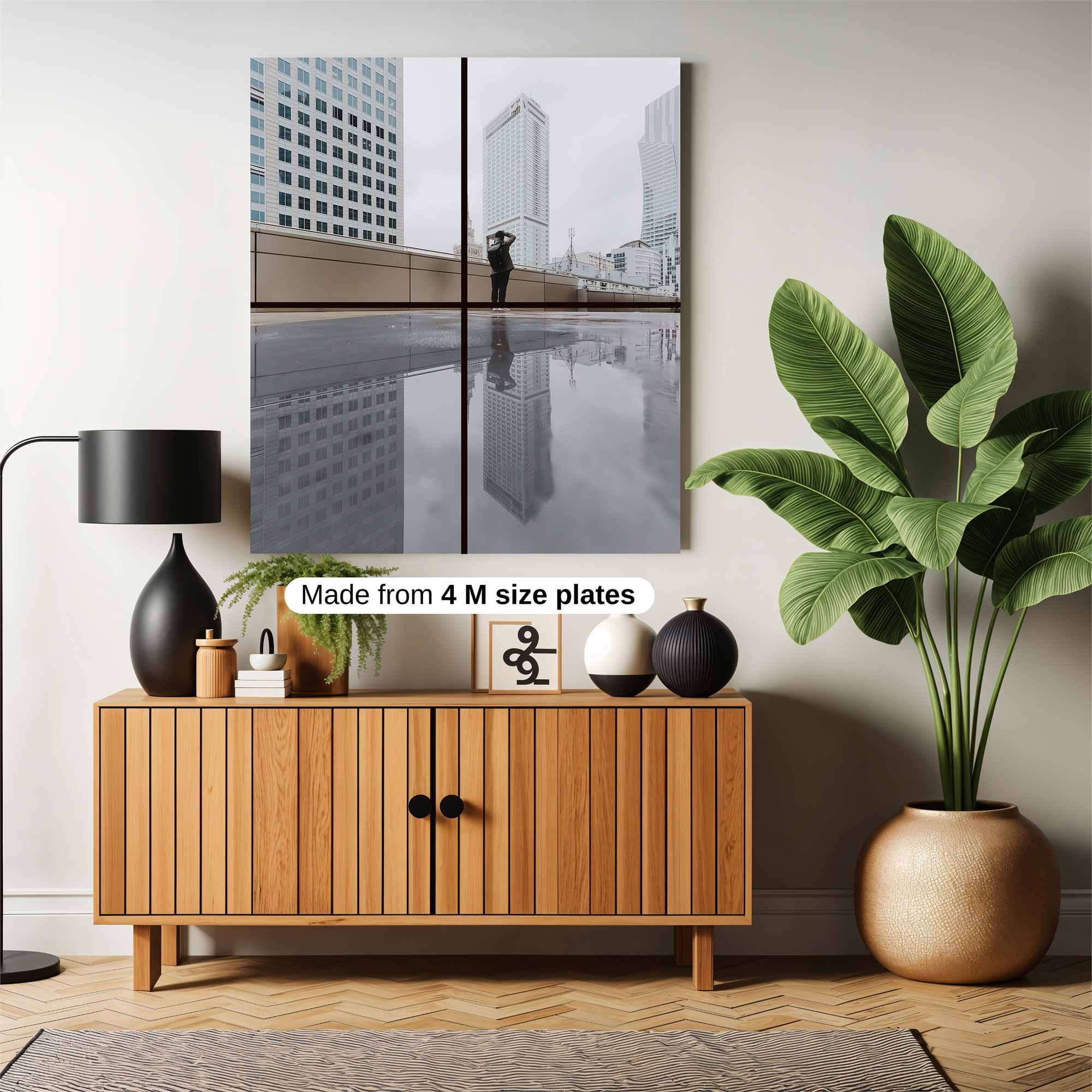 City Reflection Safe Wall Magnetic / M