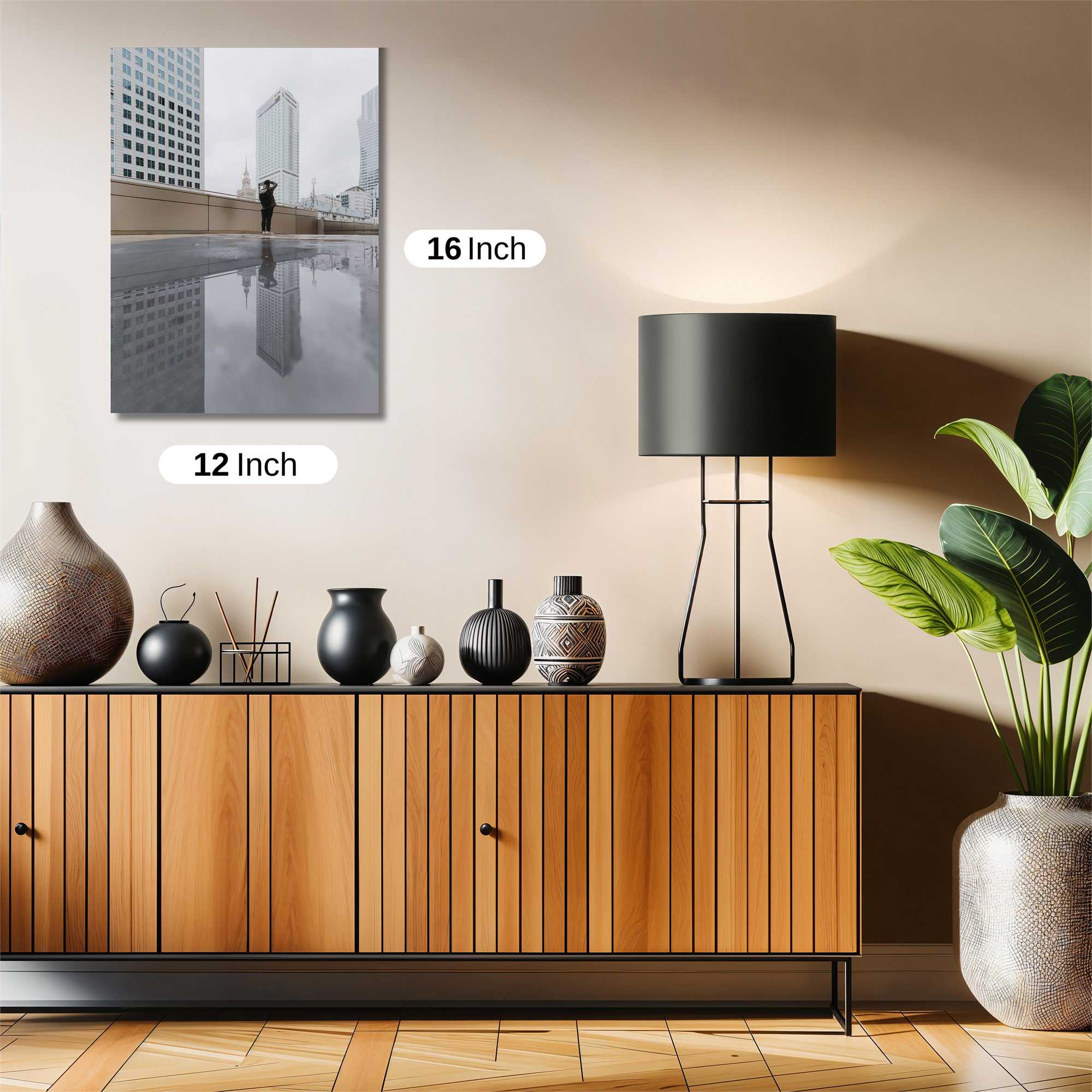 City Reflection Safe Wall Magnetic / M