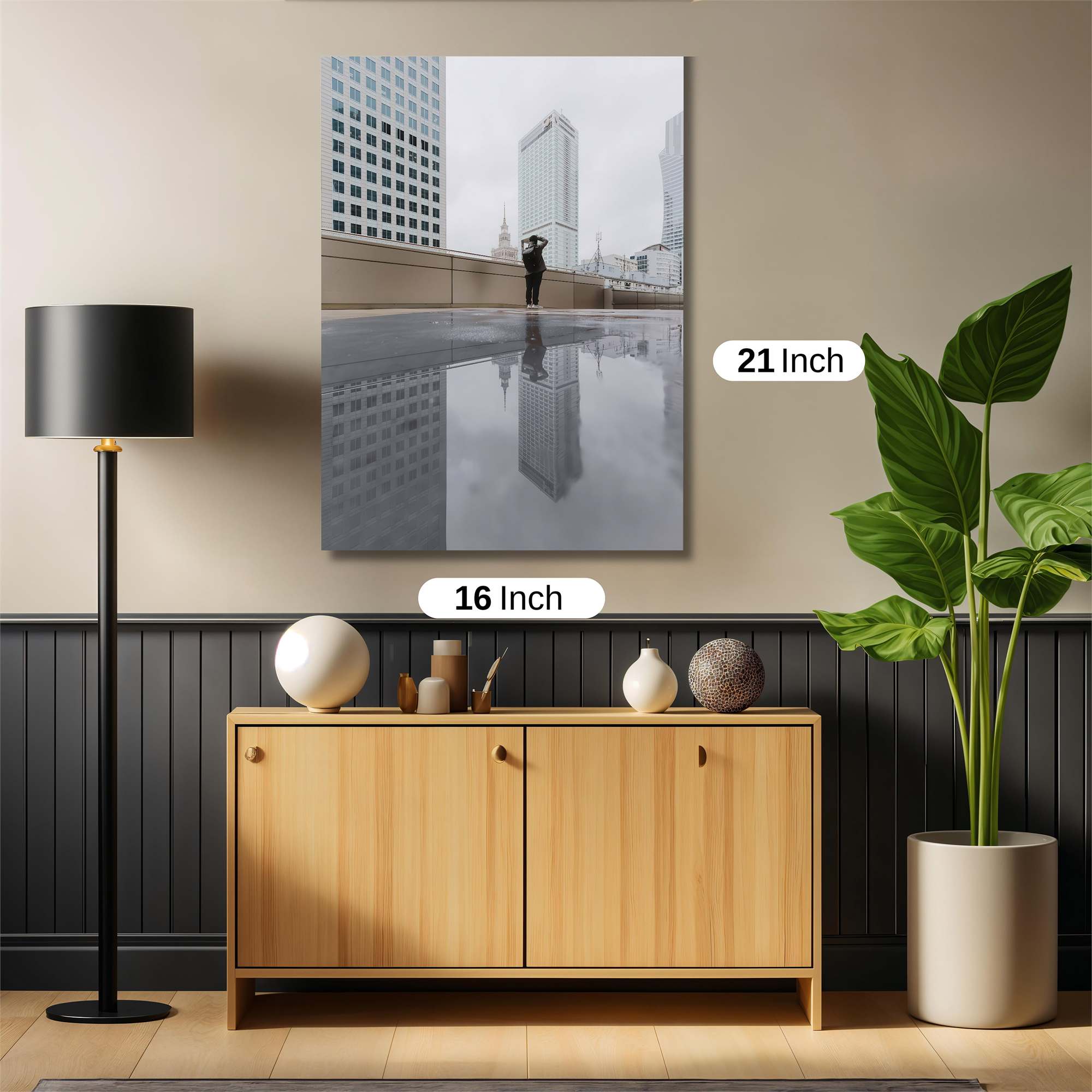 City Reflection Safe Wall Magnetic / M