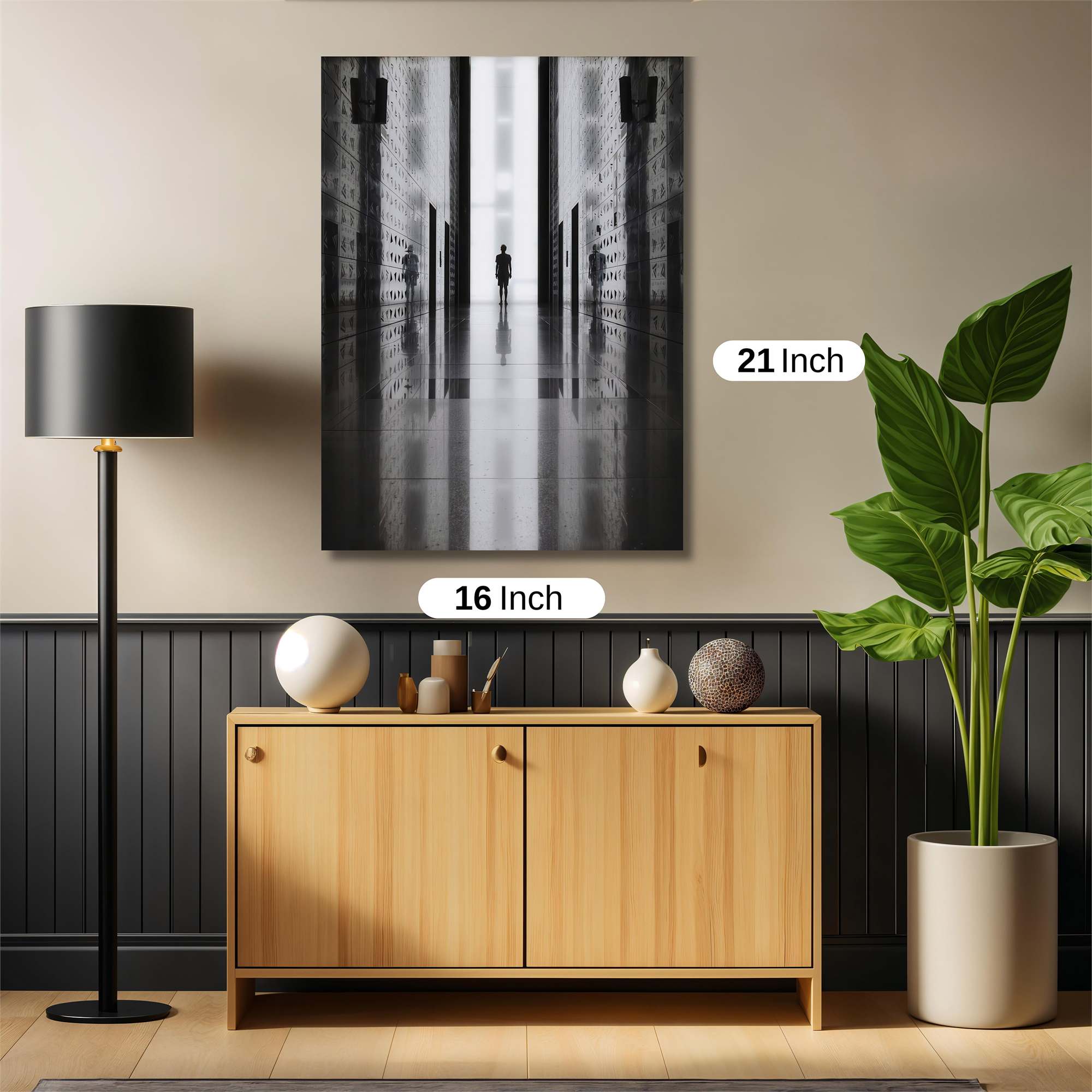Silhouette Solitude Safe Wall Magnetic / M