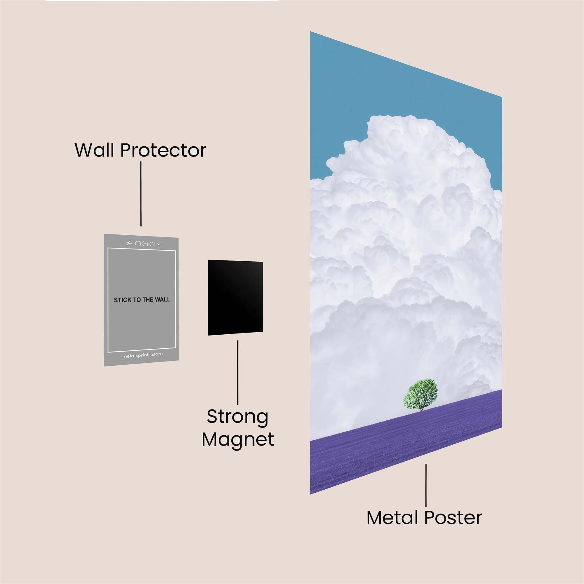 Solitary Serenity Safe Wall Magnetic / M