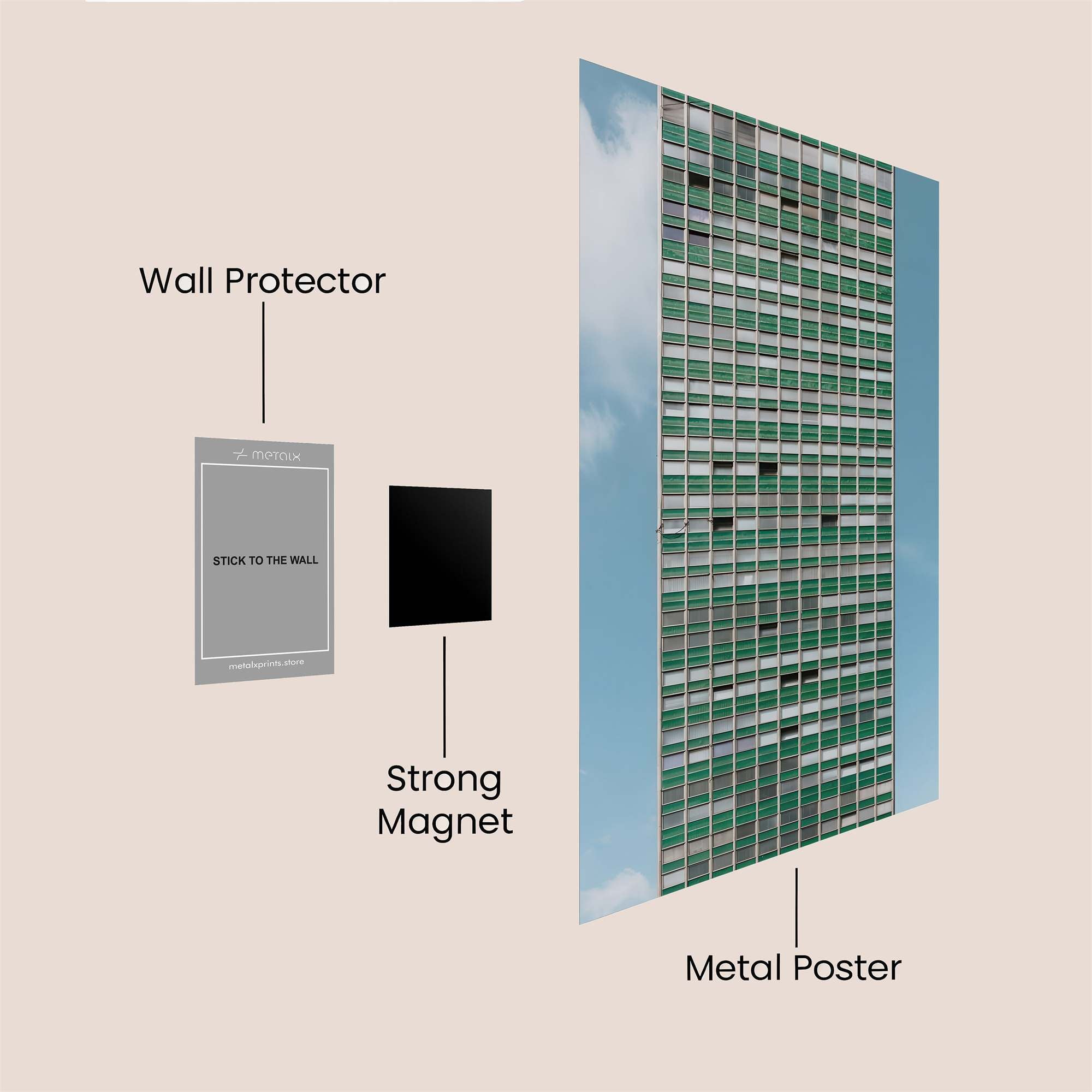 Skyward Serenity Safe Wall Magnetic / M