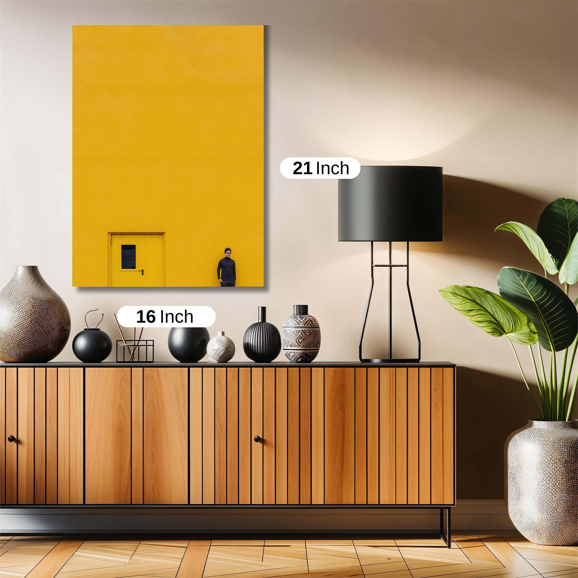 Yellow Solitude Safe Wall Magnetic / M