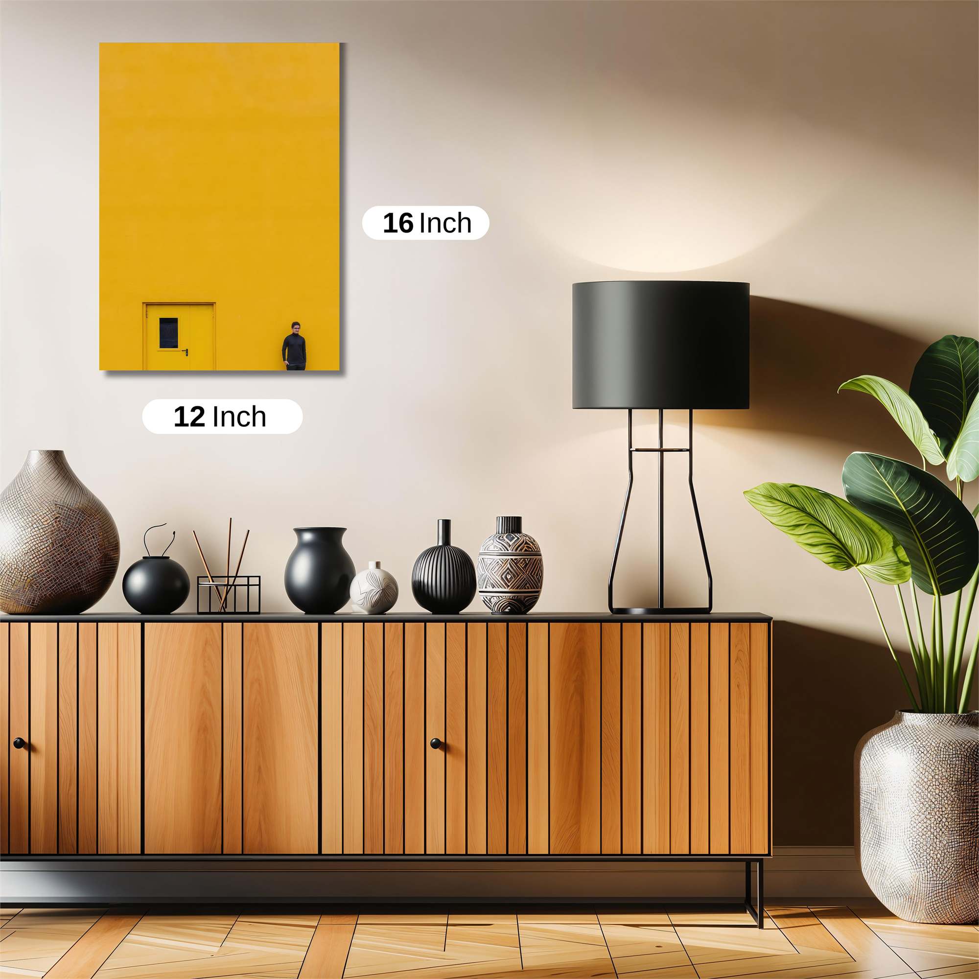 Yellow Solitude Safe Wall Magnetic / M