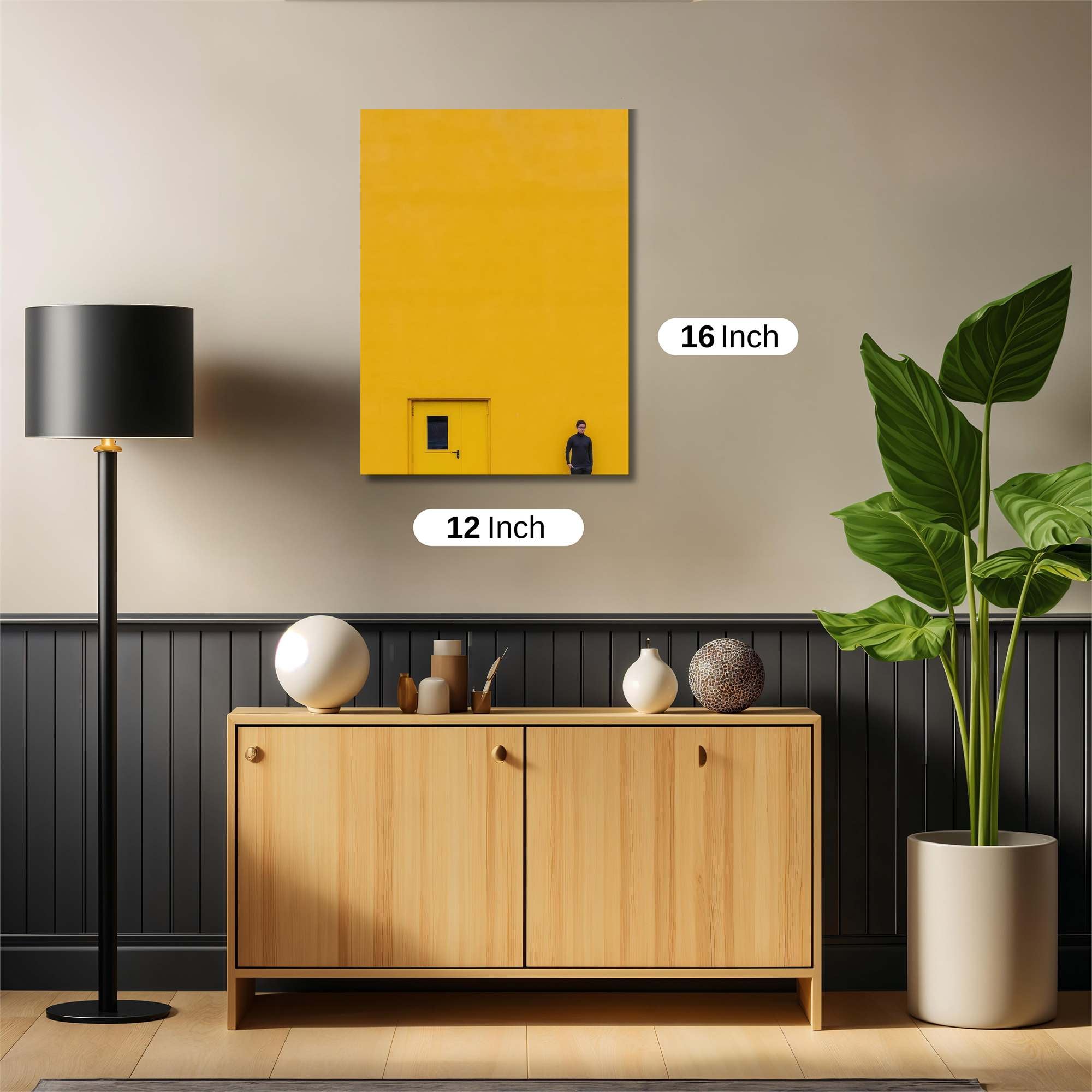 Yellow Solitude Safe Wall Magnetic / M
