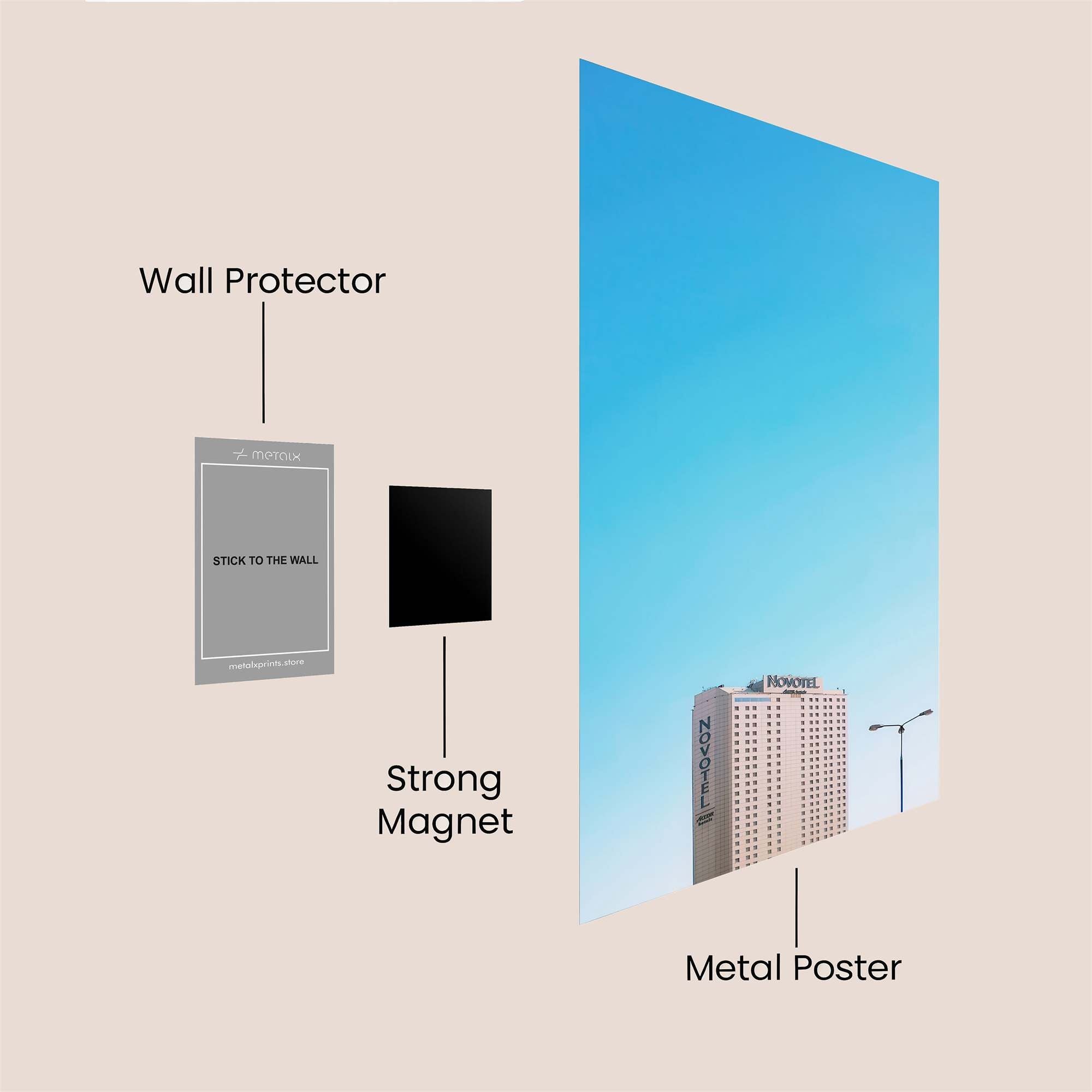 Hotel Haven Safe Wall Magnetic / M