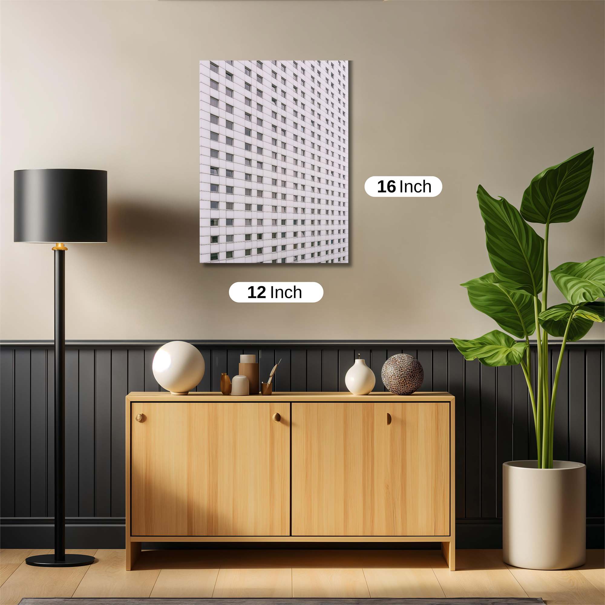 Grid Monotony Safe Wall Magnetic / M
