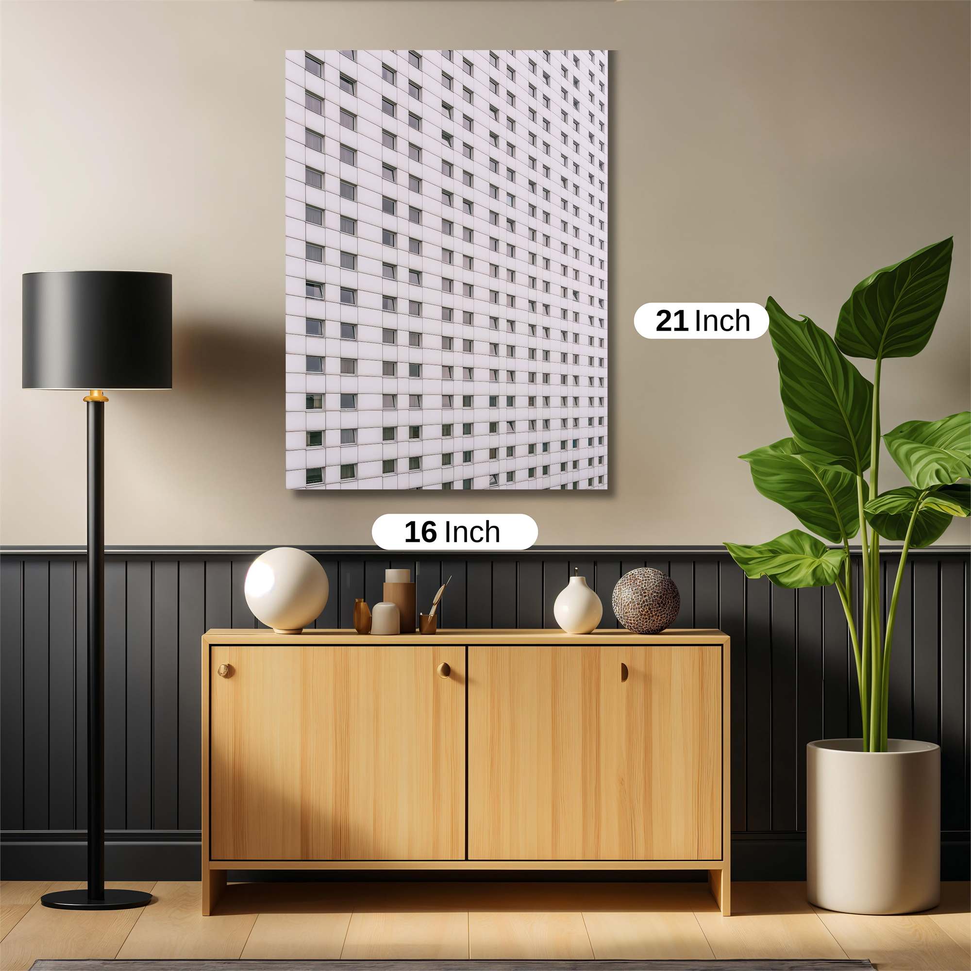 Grid Monotony Safe Wall Magnetic / M
