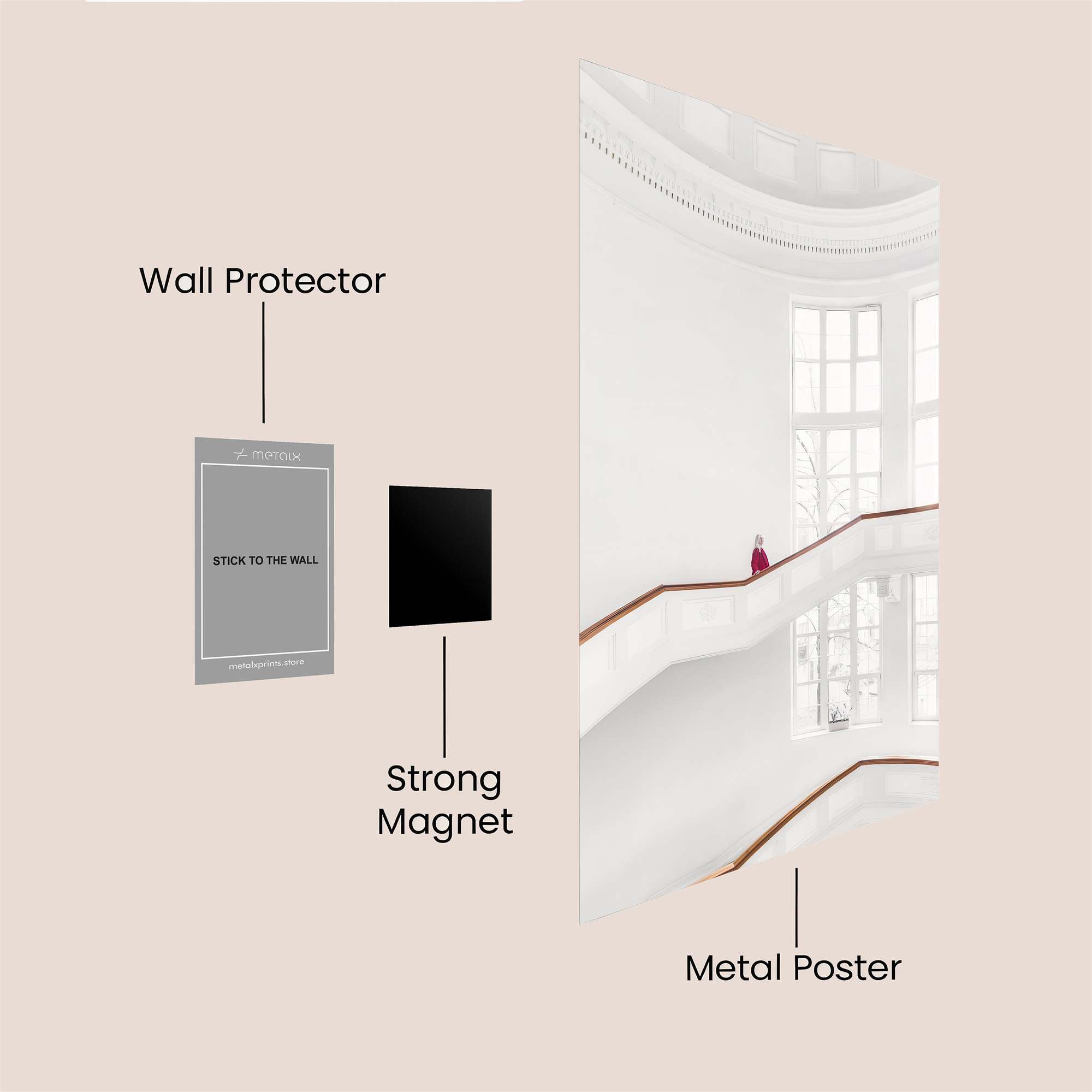 Stairway Serenity Safe Wall Magnetic / M