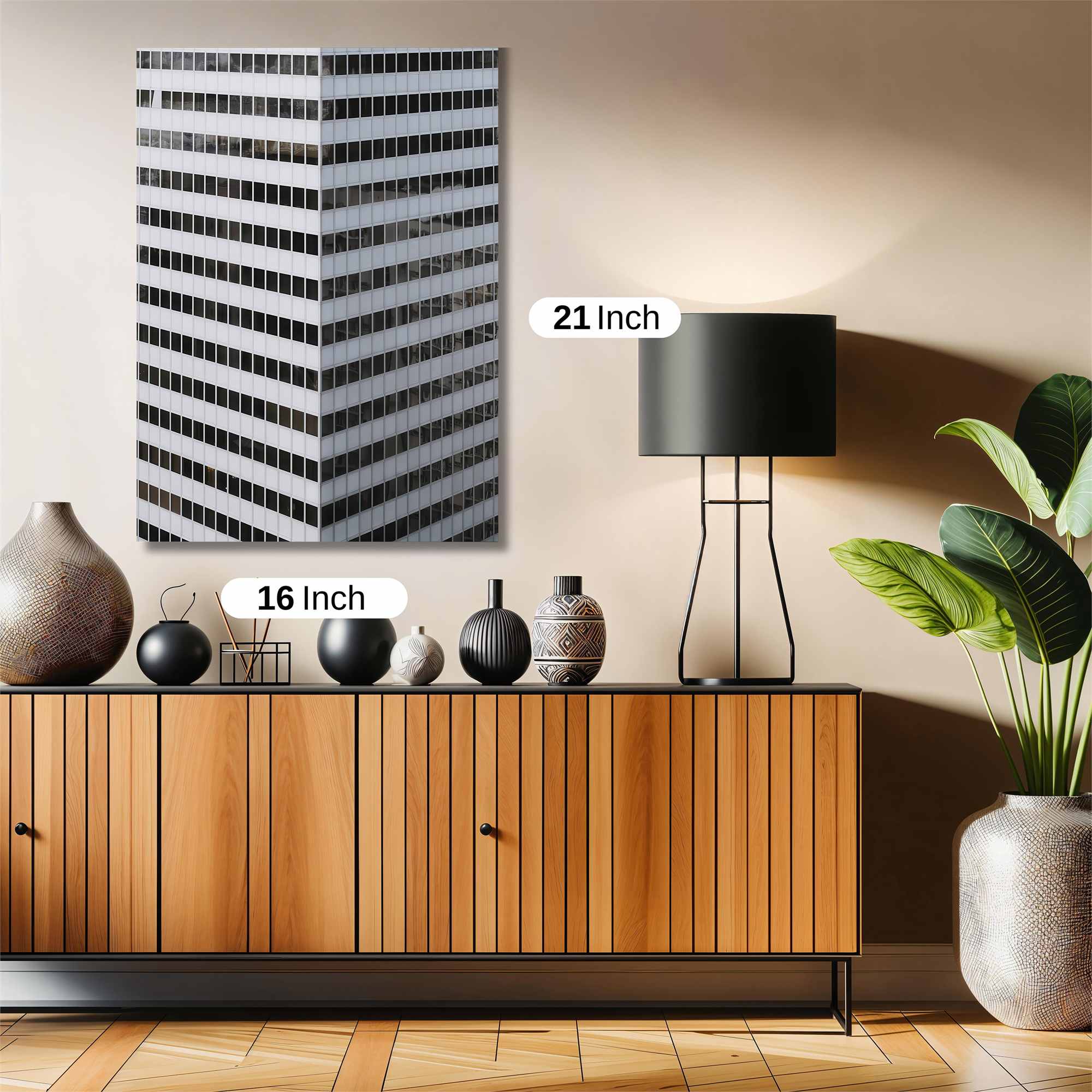 Skyscraper Serenity Safe Wall Magnetic / M