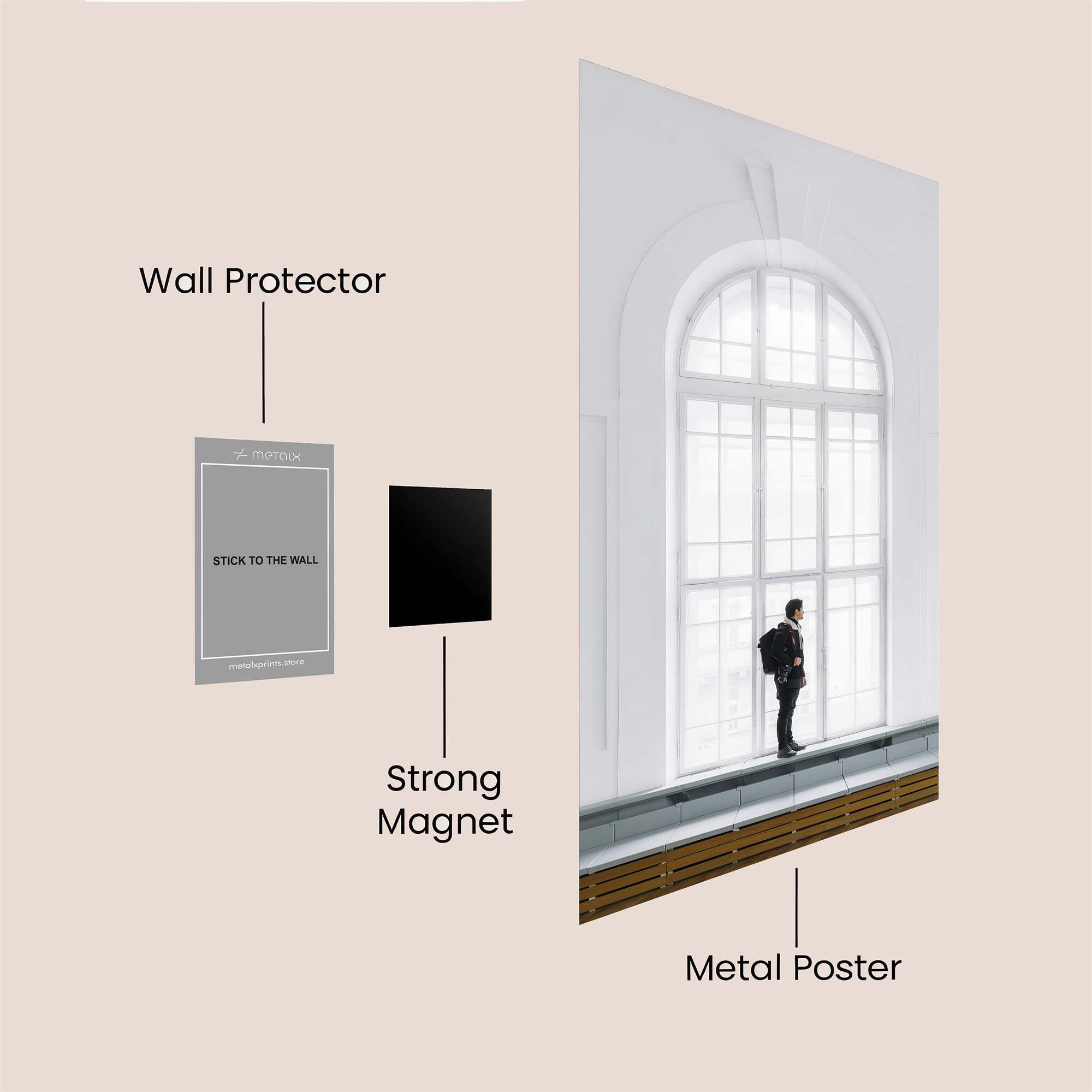 Window Serenity Safe Wall Magnetic / M