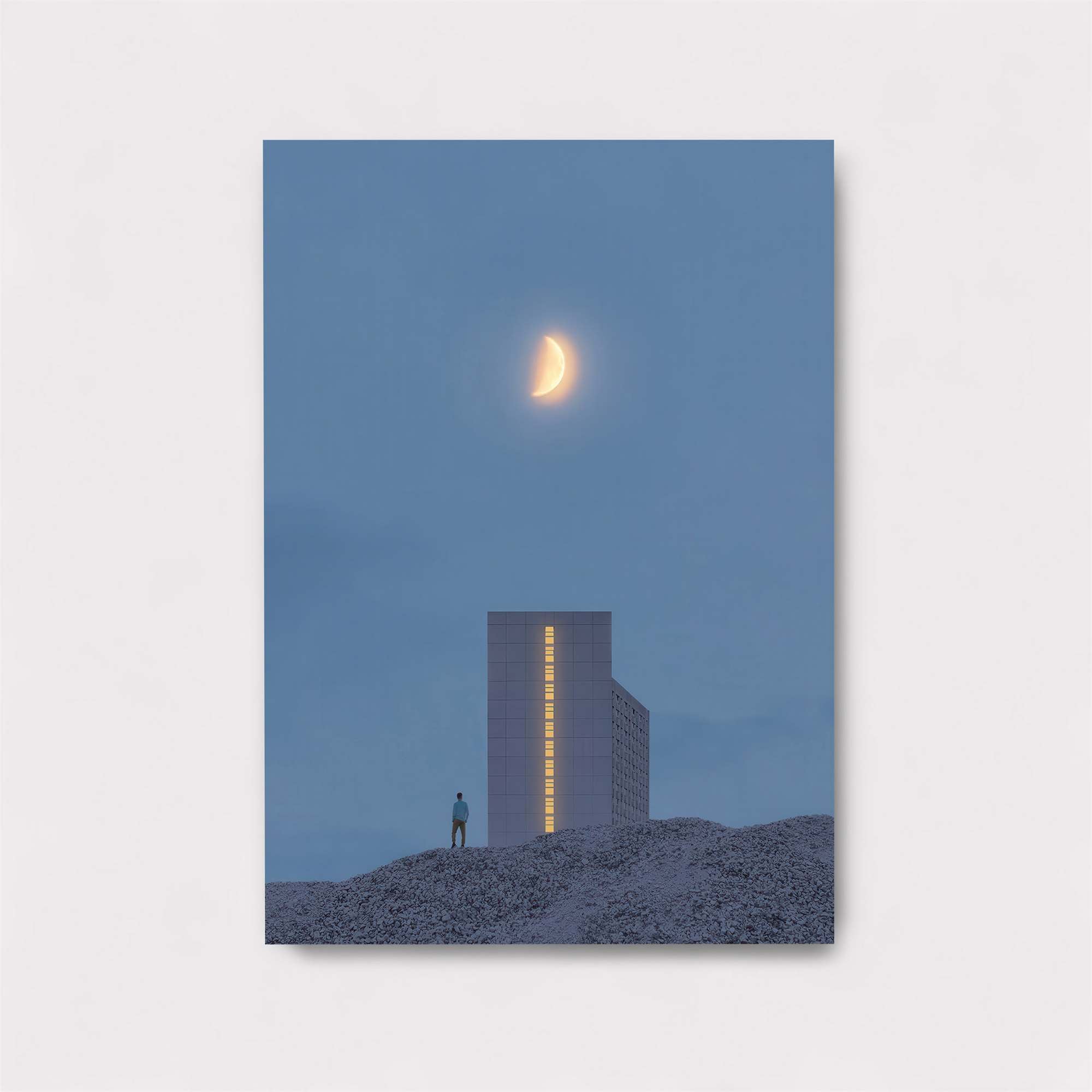 Moonlit Solitude Safe Wall Magnetic / M
