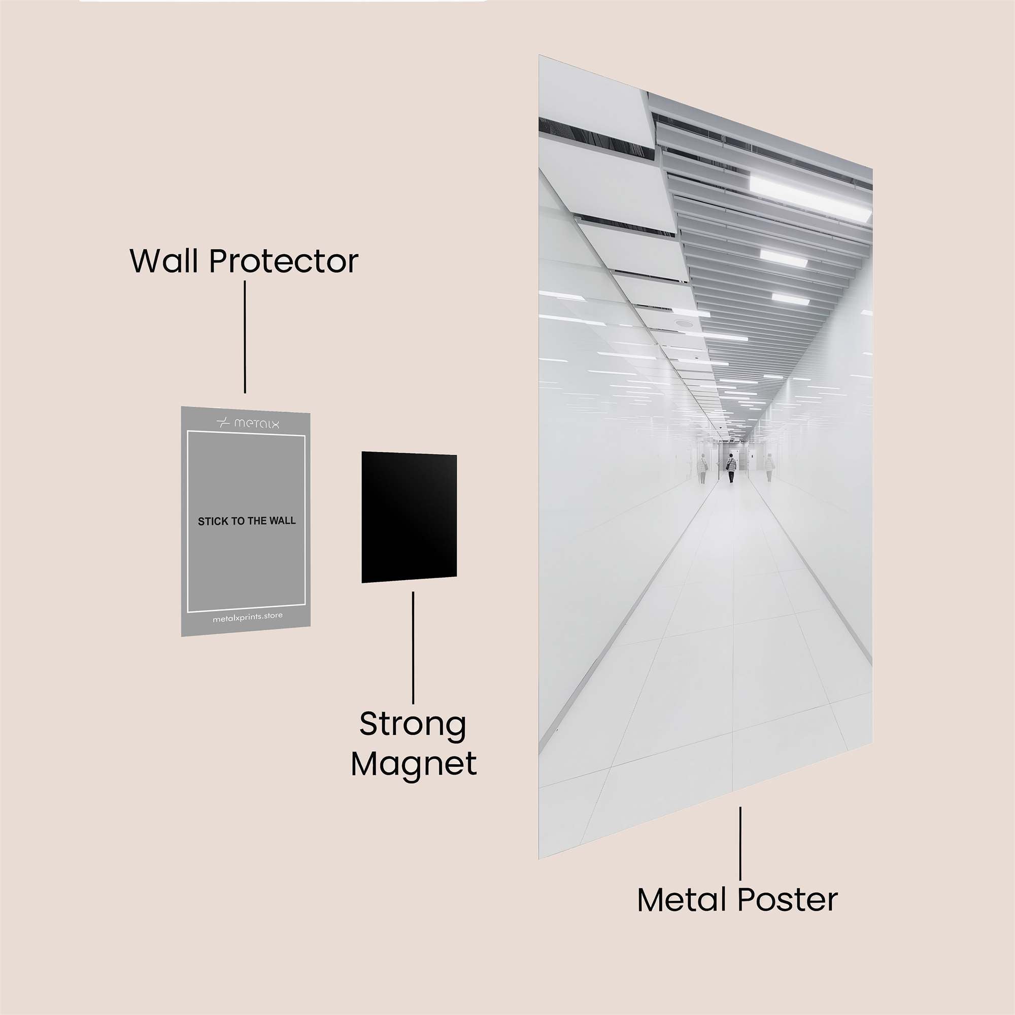 Corridor Calm Safe Wall Magnetic / M