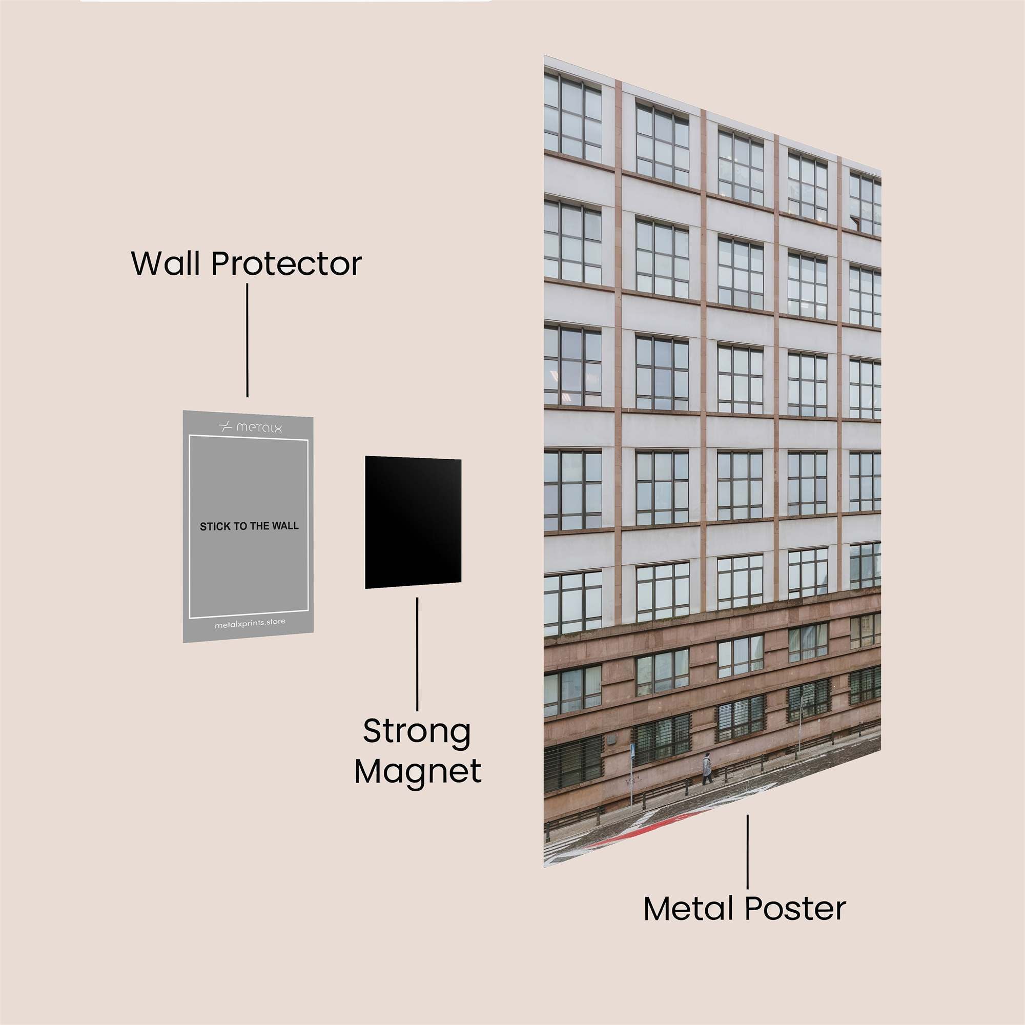 Facade Monotony Safe Wall Magnetic / M