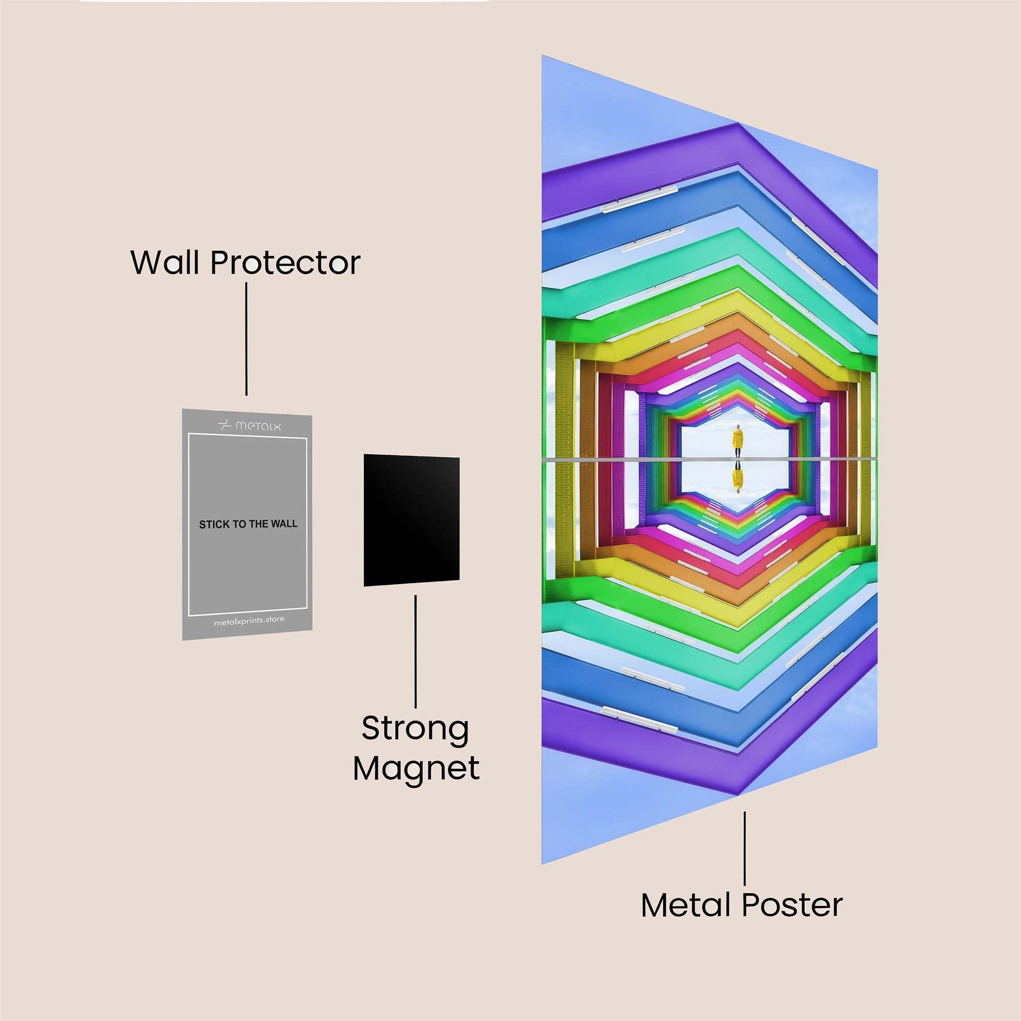 Portal Whimsy Safe Wall Magnetic / M