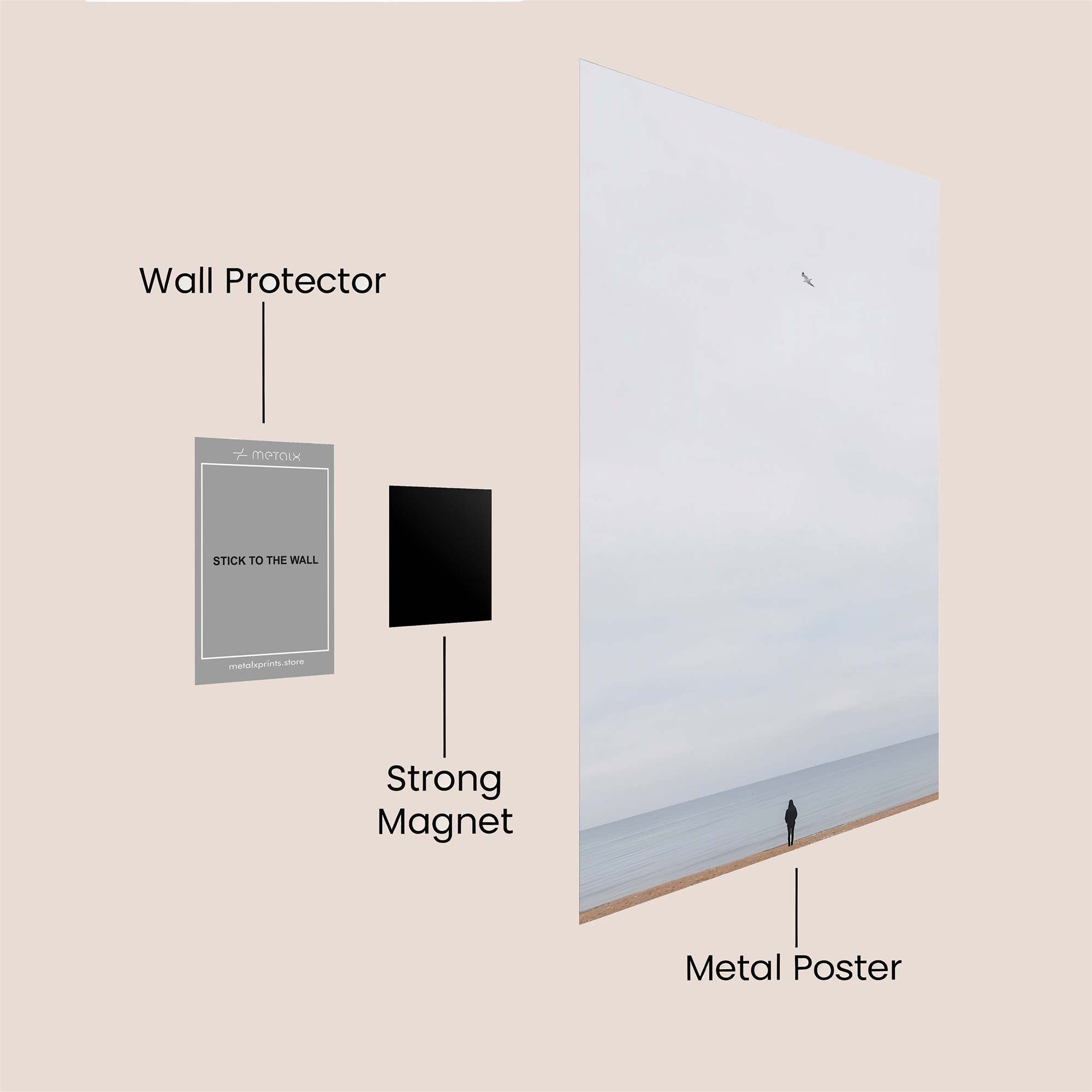 Solitude Serene Safe Wall Magnetic / M