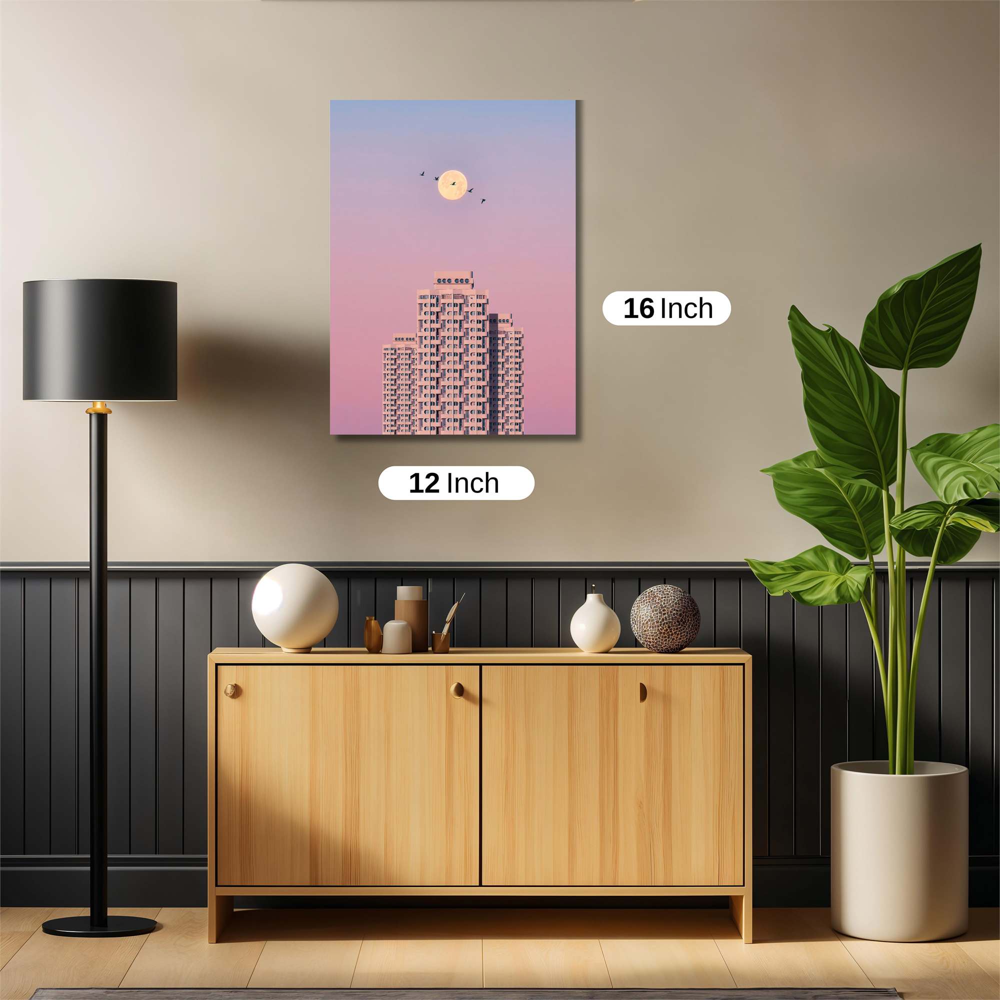Moonlit Serenity Safe Wall Magnetic / M