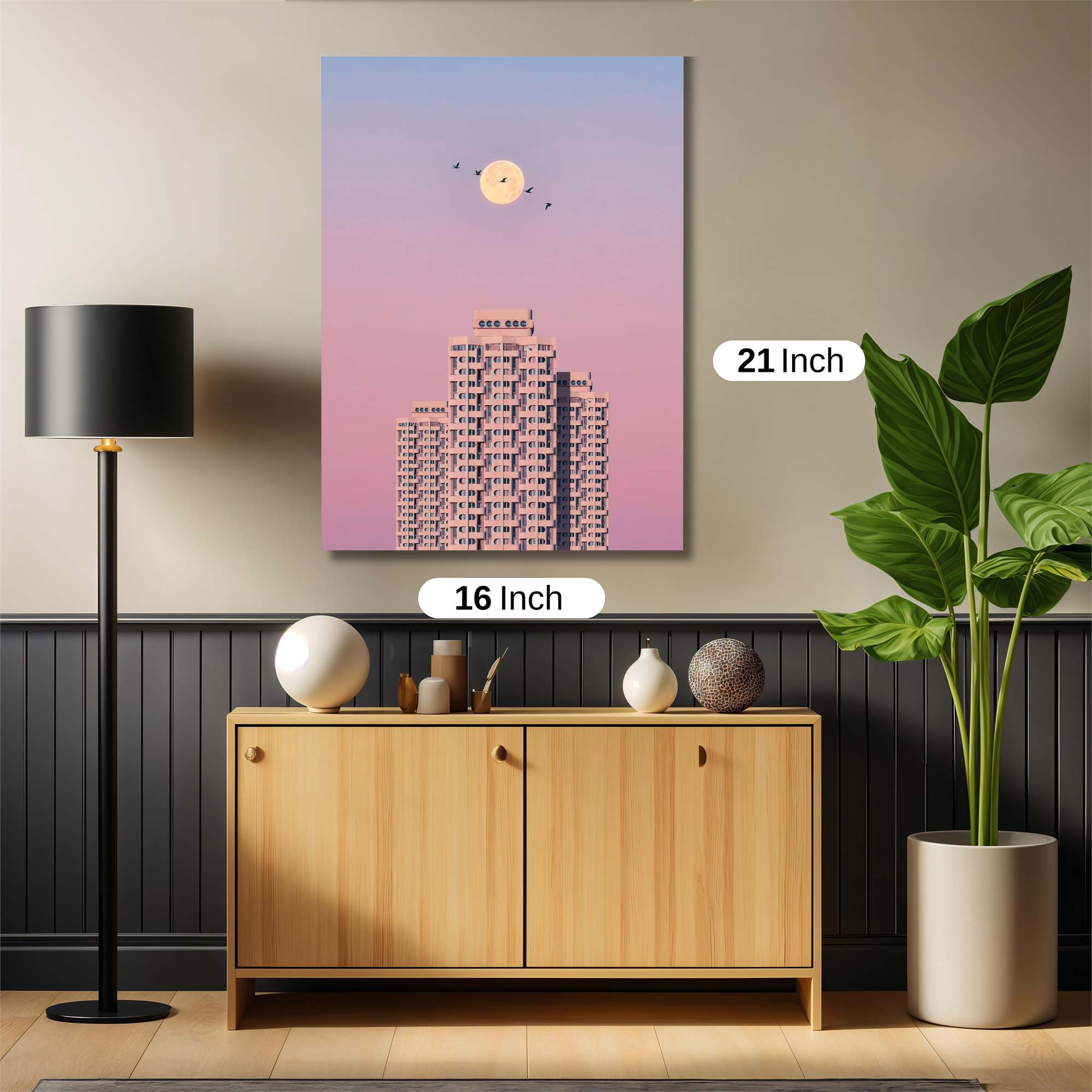 Moonlit Serenity Safe Wall Magnetic / M
