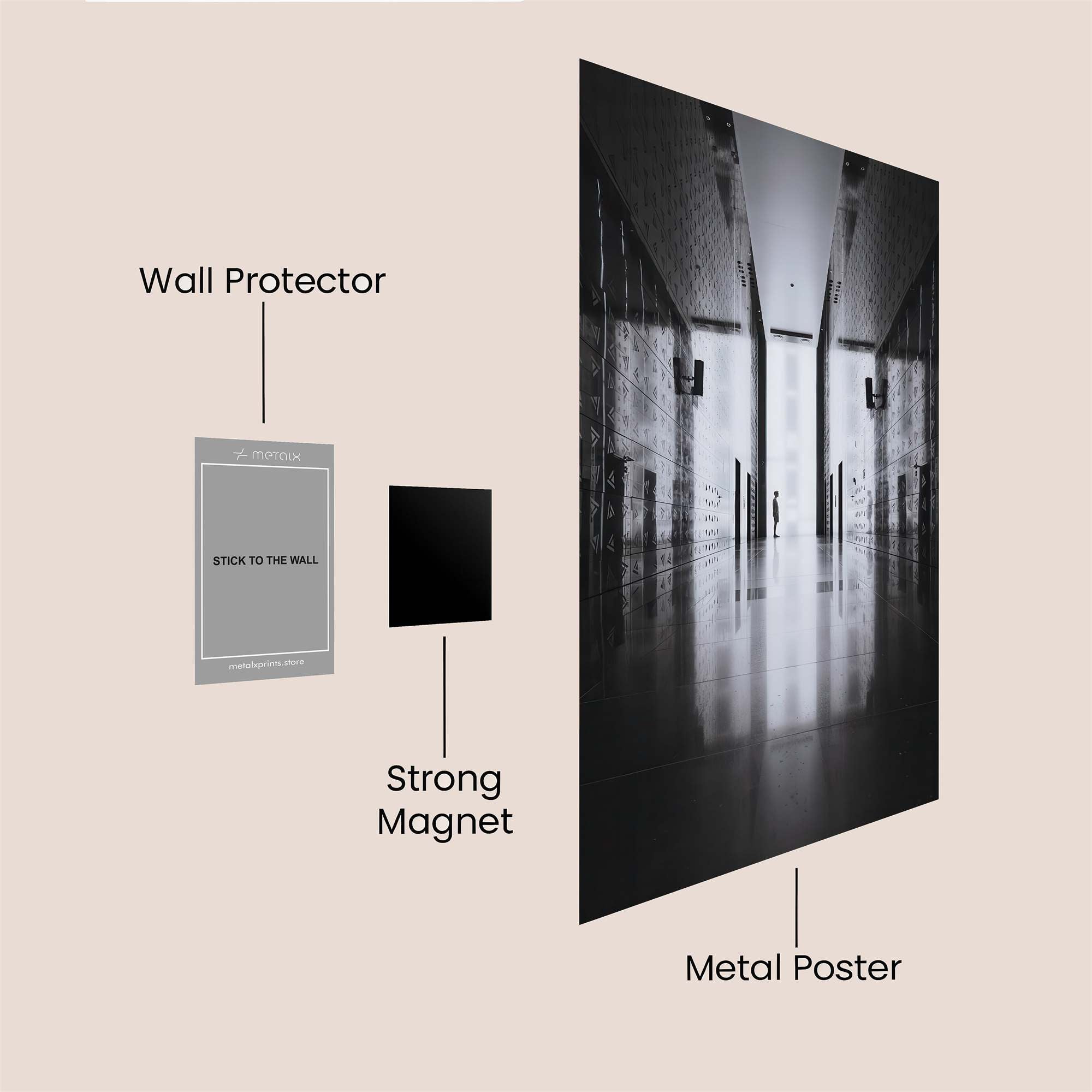 Hallway Echo Safe Wall Magnetic / M