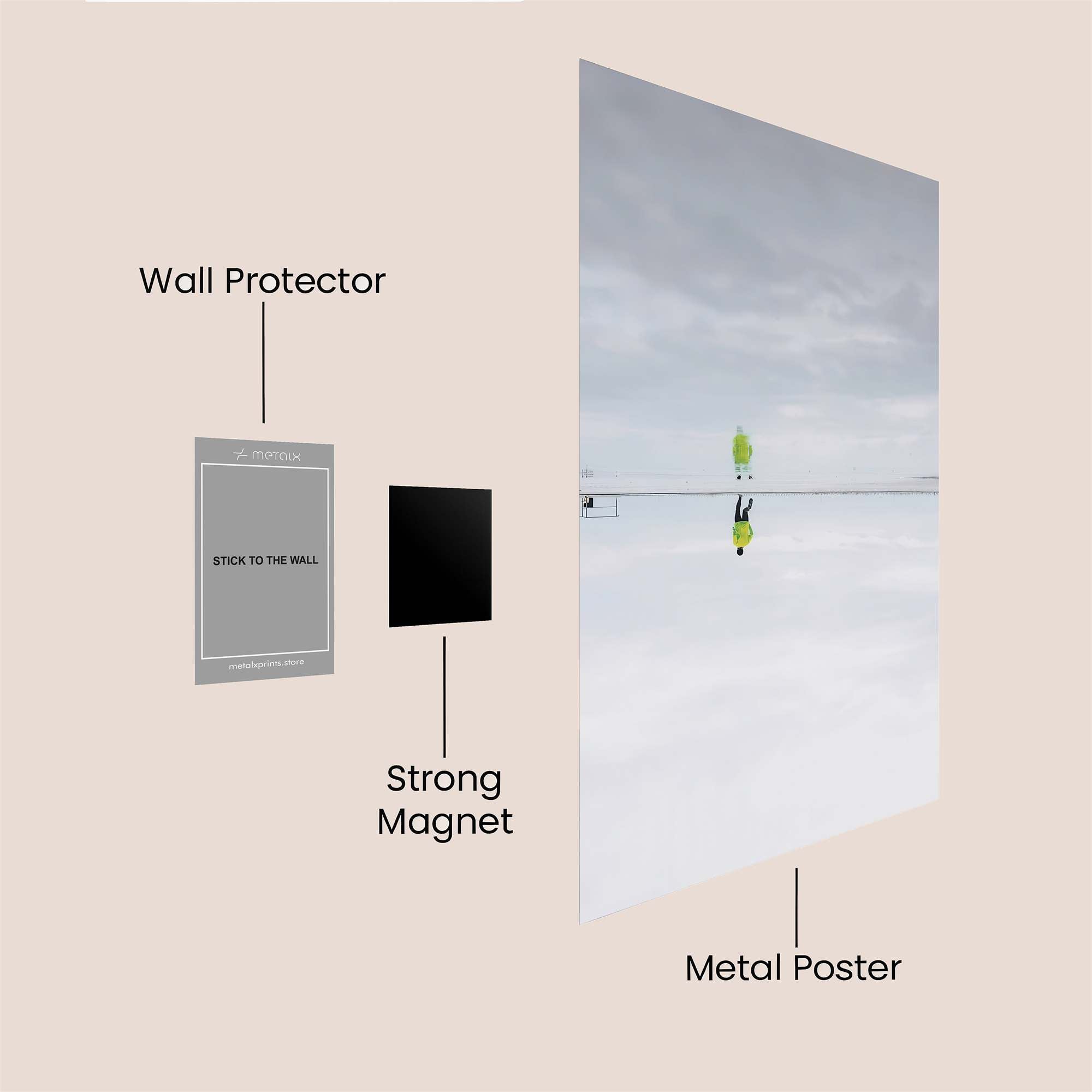 Skyward Serenity Safe Wall Magnetic / M