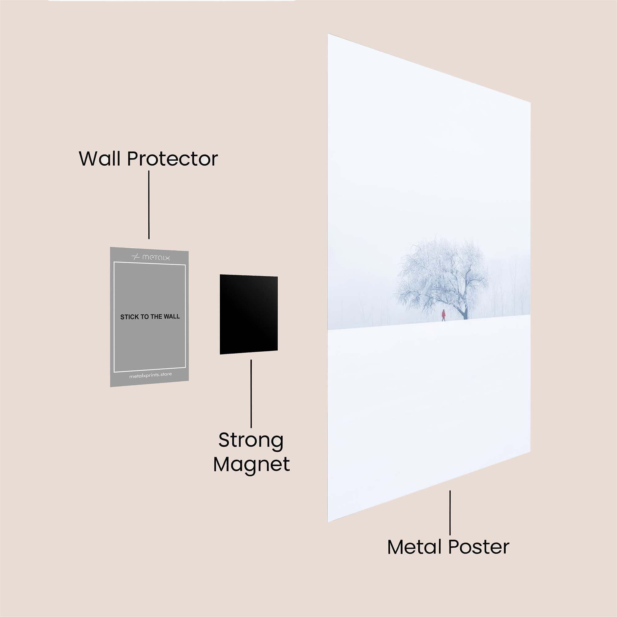 Winter Solitude Safe Wall Magnetic / M
