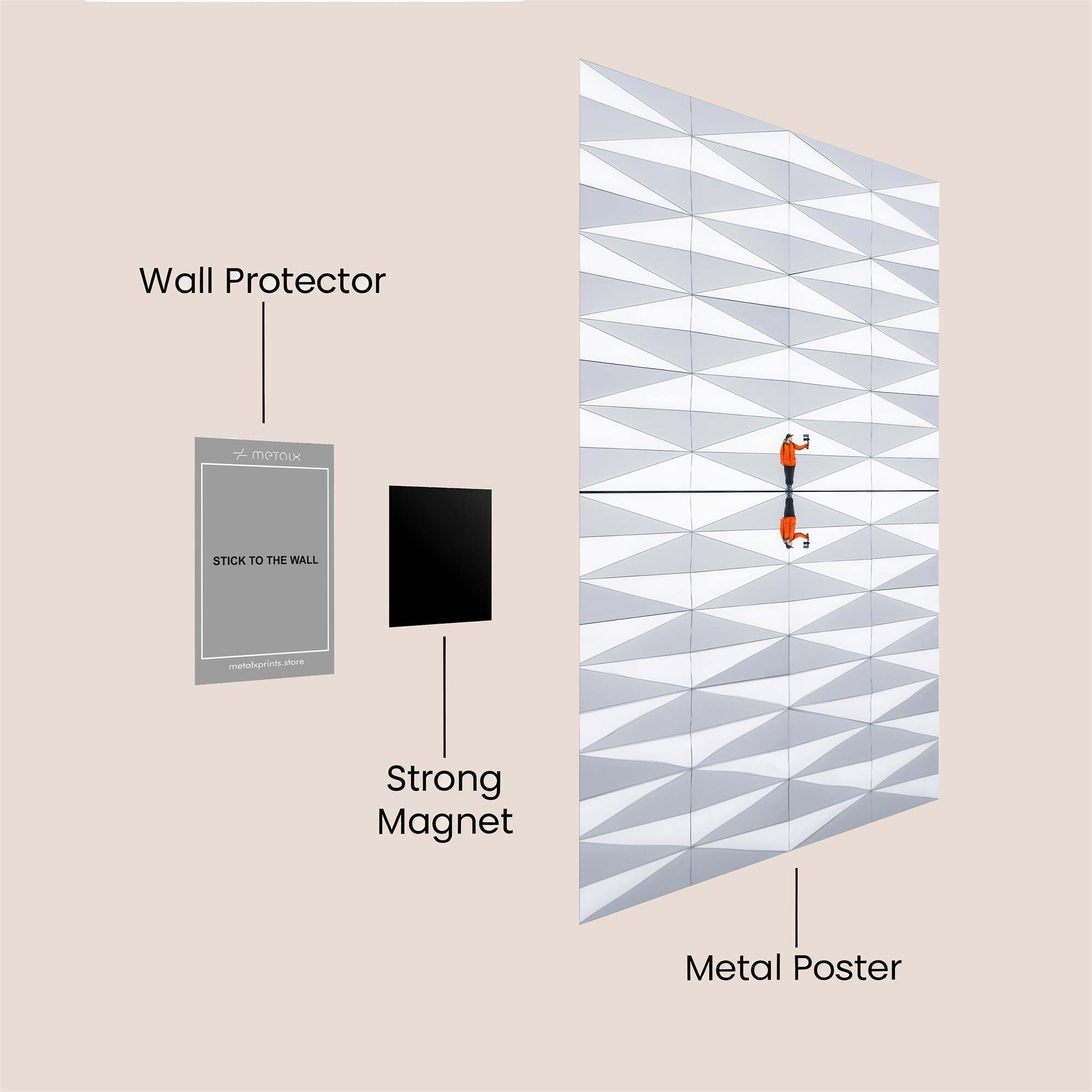 Humanity Alone Safe Wall Magnetic / M