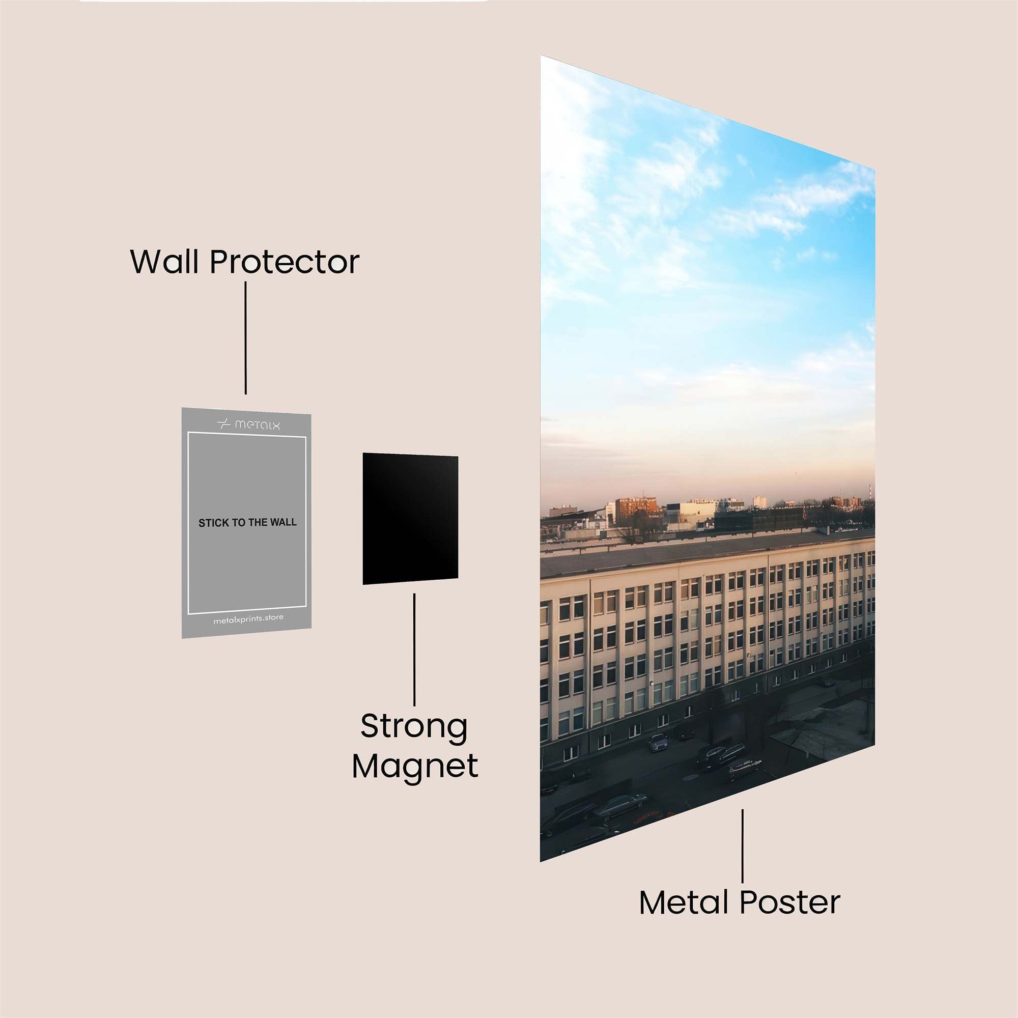 Urban Serenity Safe Wall Magnetic / M