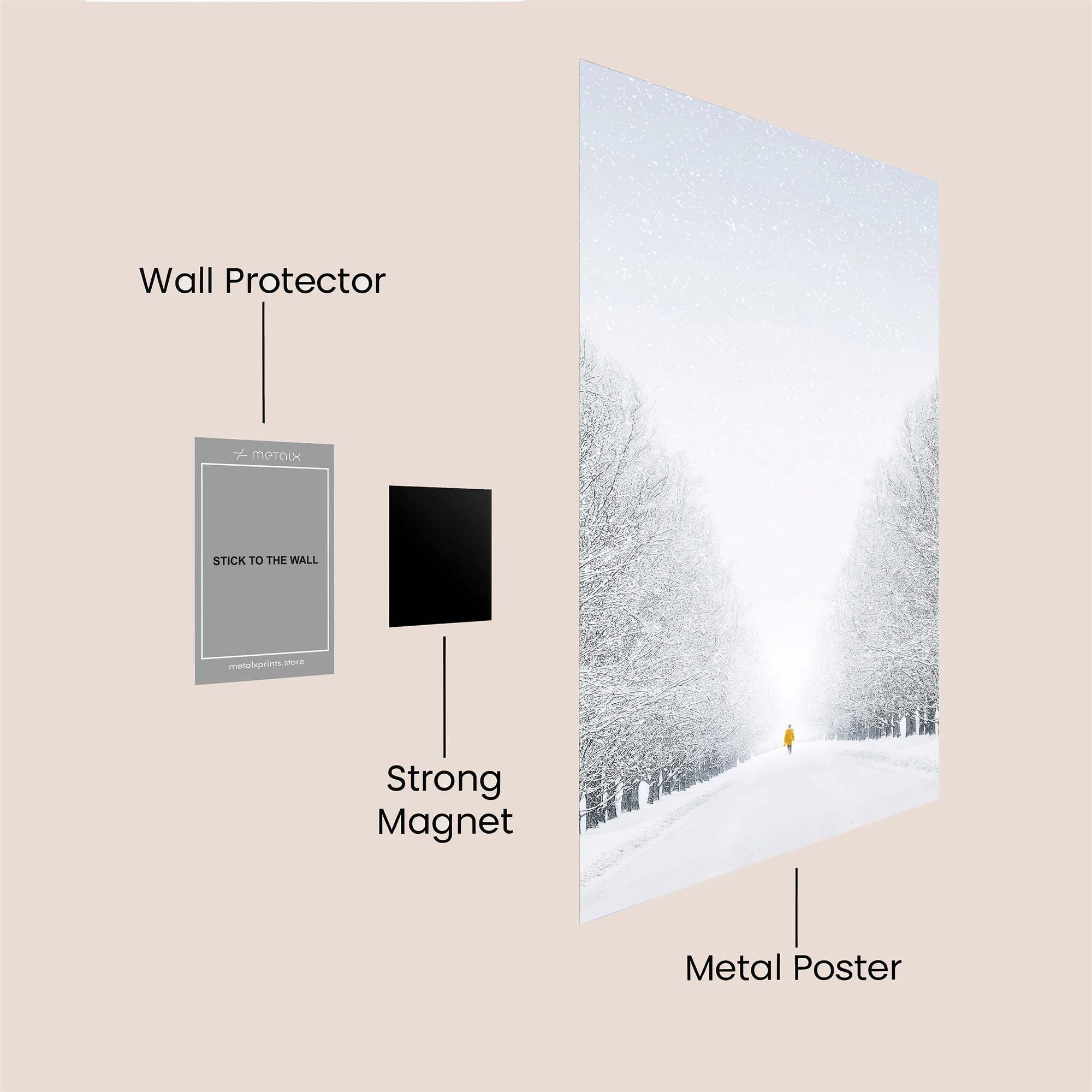 Winter Solitude Safe Wall Magnetic / M