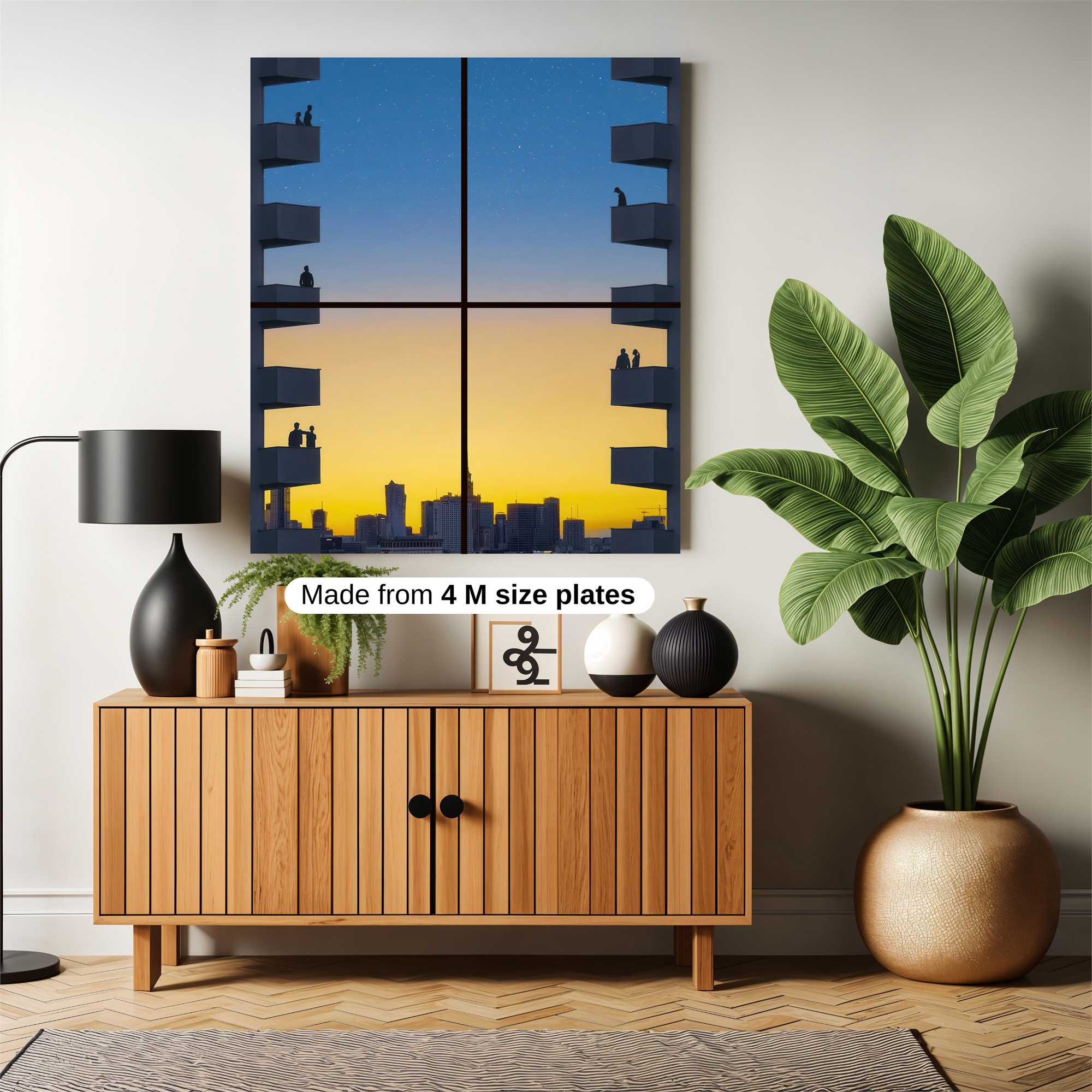 Skyline Serenity Safe Wall Magnetic / M