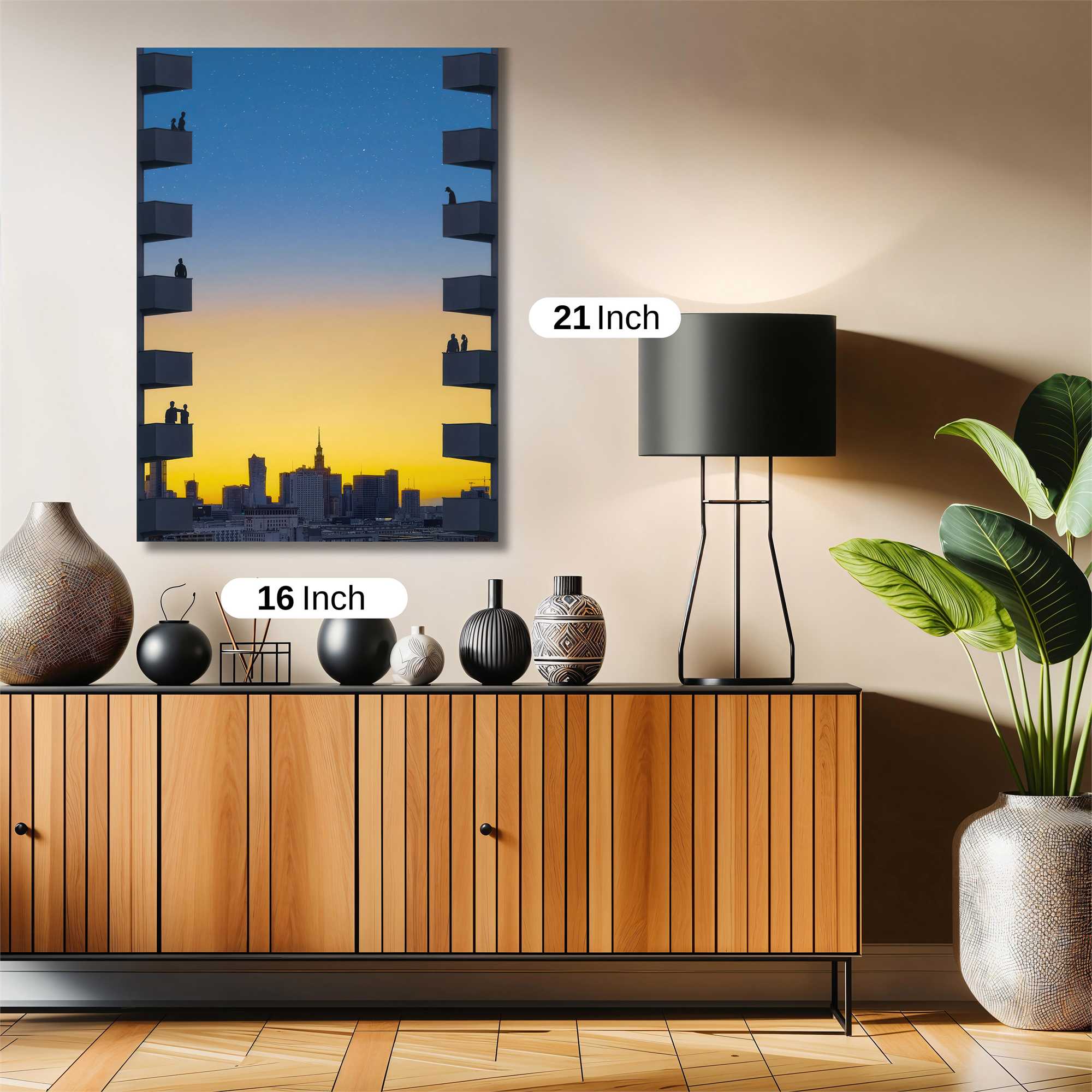 Skyline Serenity Safe Wall Magnetic / M