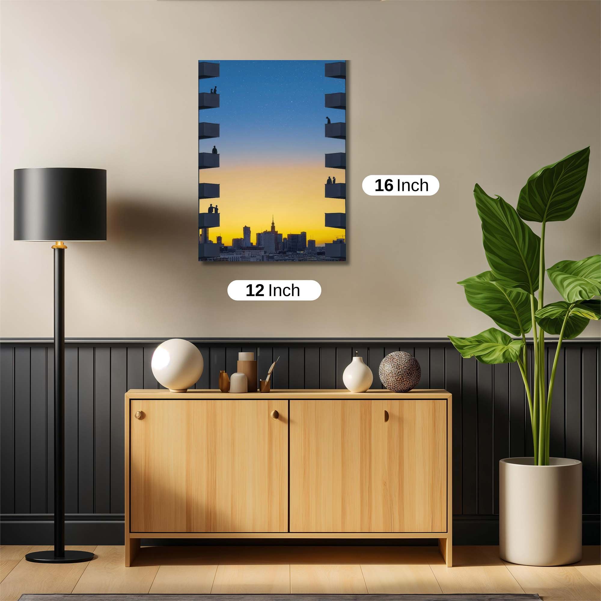 Skyline Serenity Safe Wall Magnetic / M
