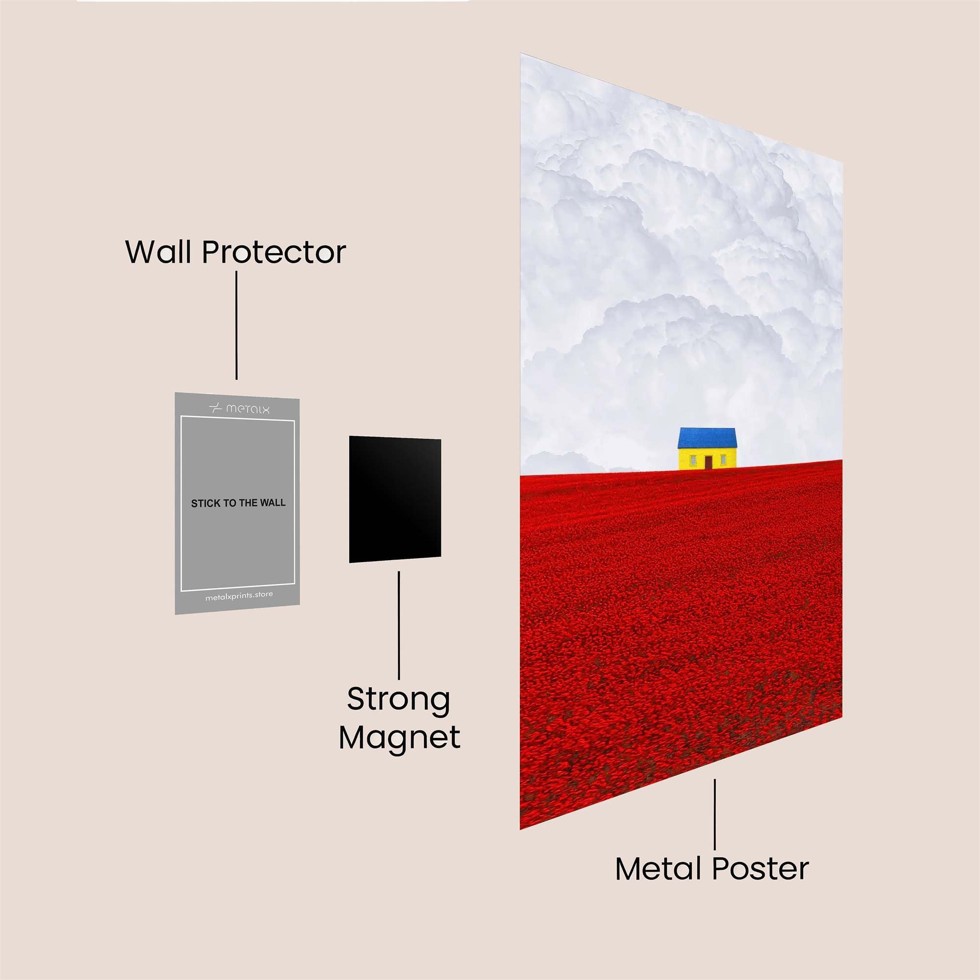 House Serene Safe Wall Magnetic / M