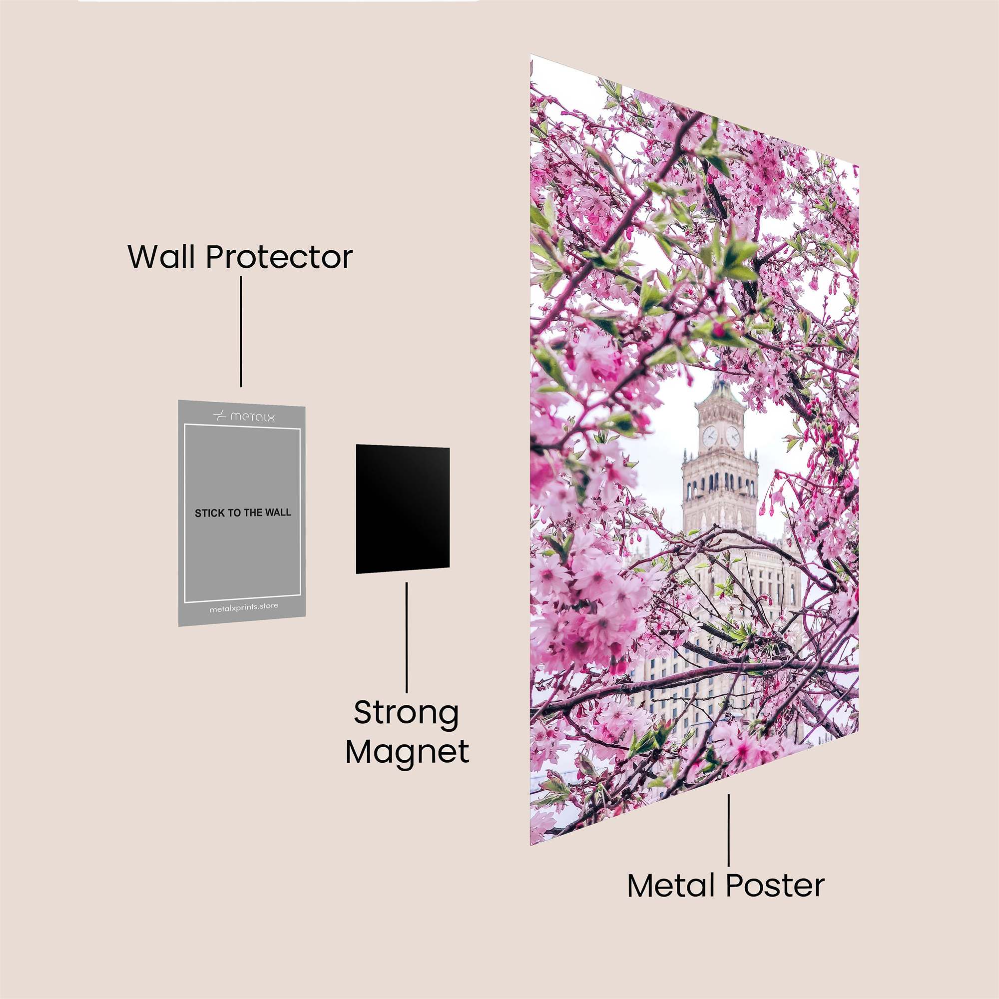 Belltower Bliss Safe Wall Magnetic / M